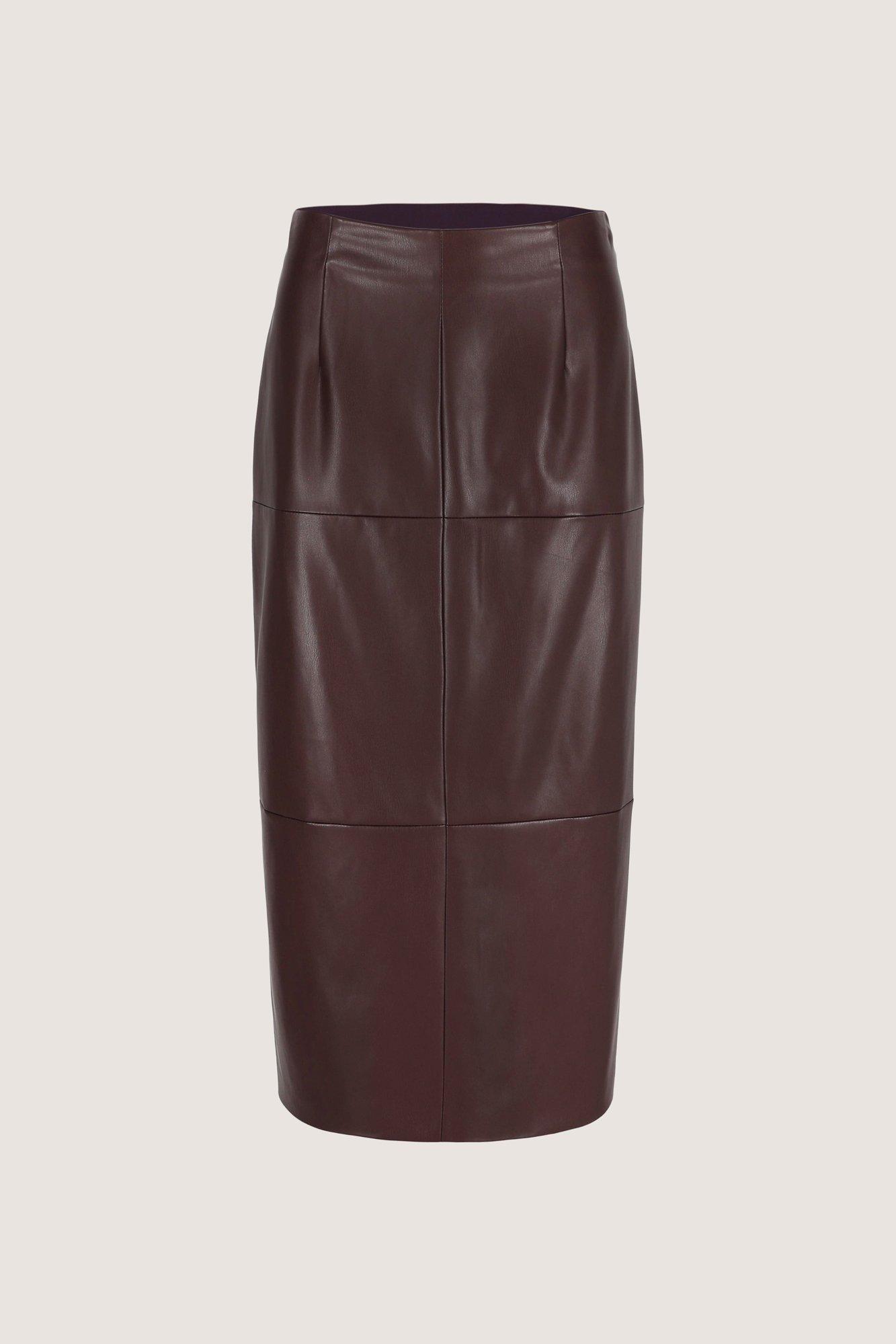 Jupes - Jupe crayon en faux cuir