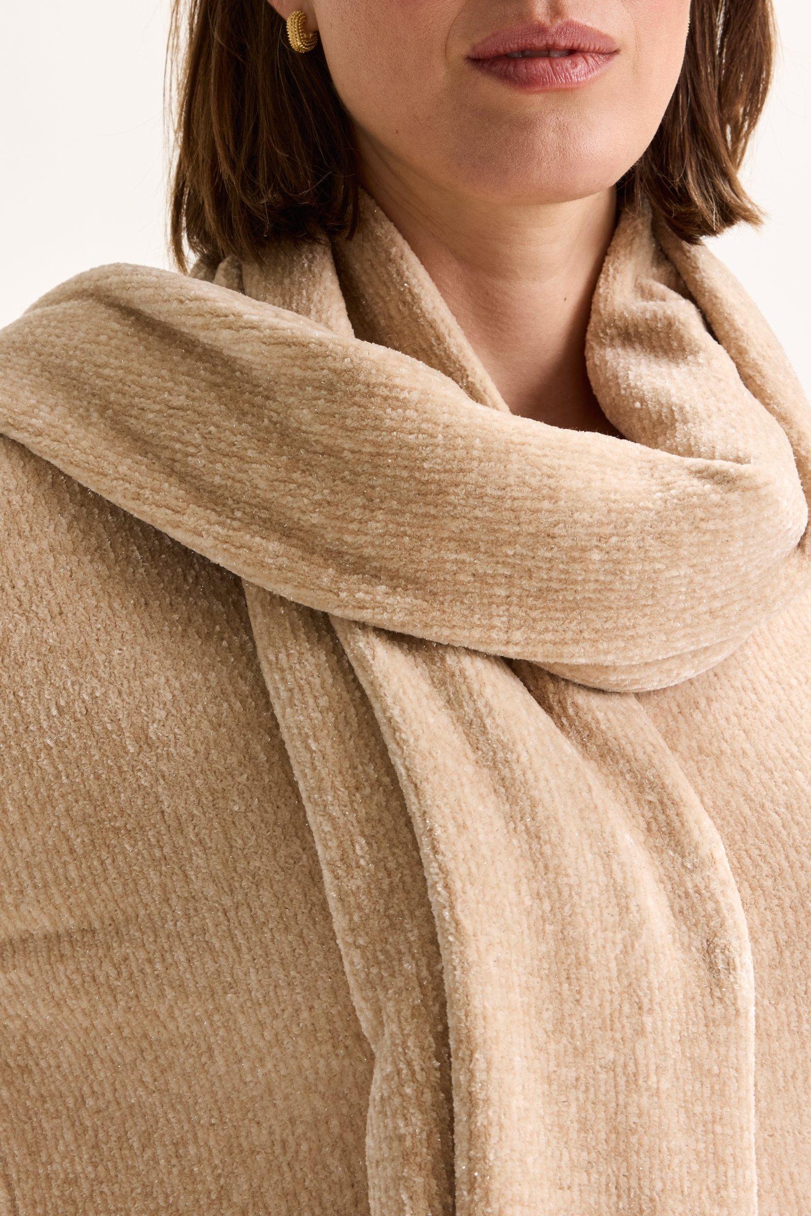 Accessoires pour bébés - Echarpe en chenille avec lurex