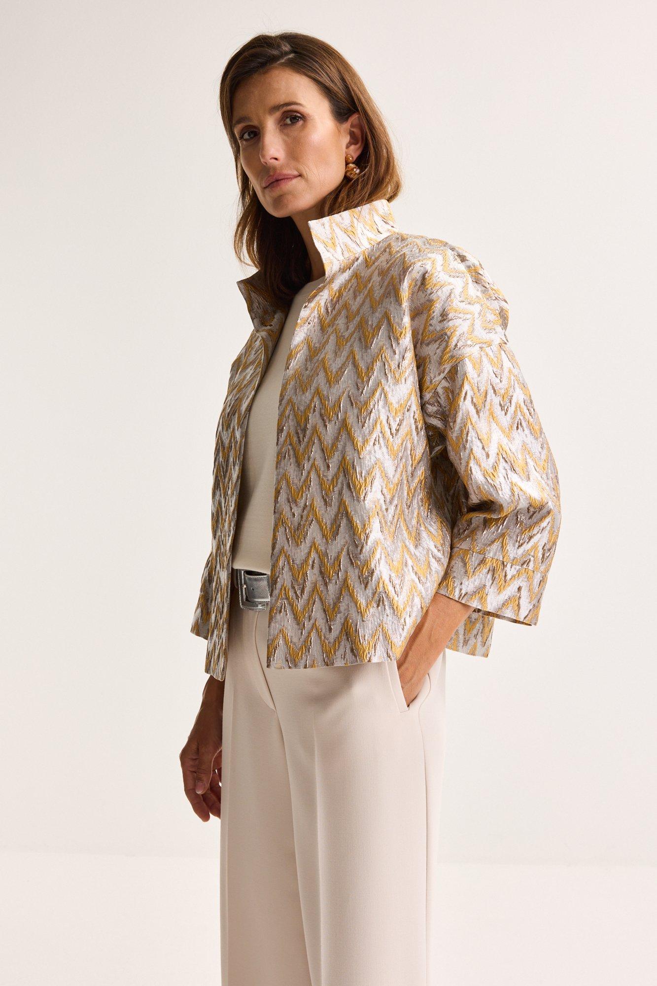 Blazers - Veste en jacquard métallique