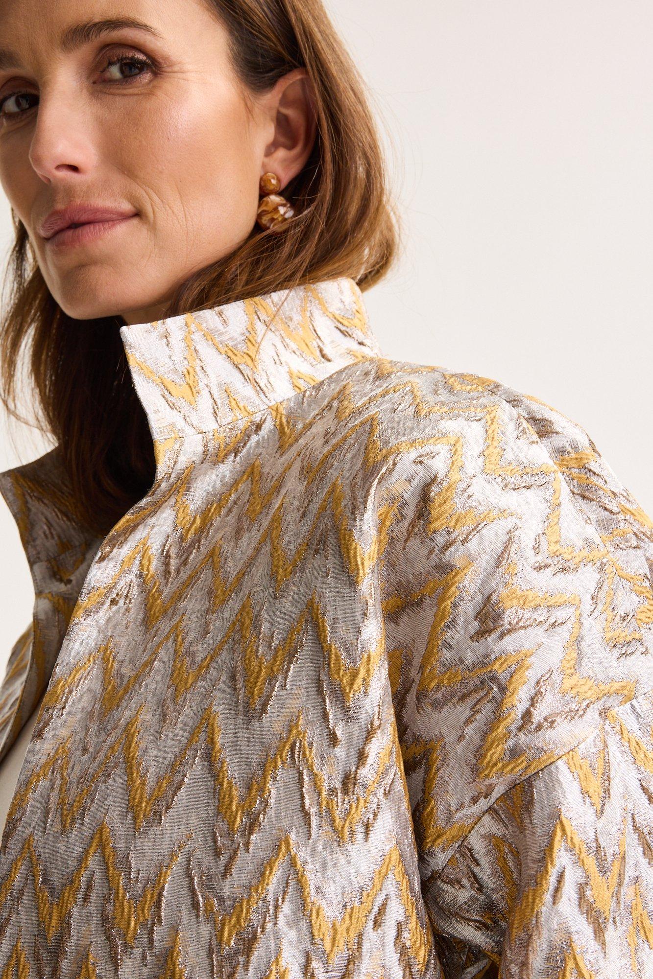 Blazers - Jasje in metallic jacquard