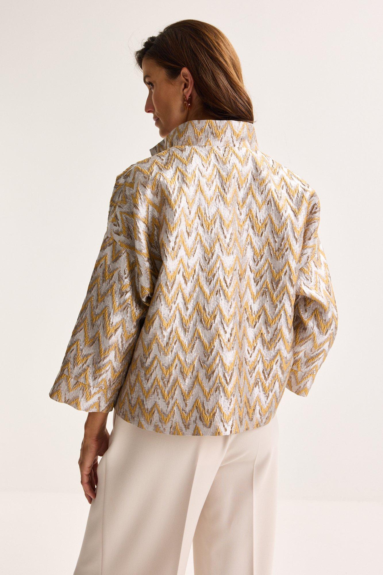 Blazers - Jasje in metallic jacquard