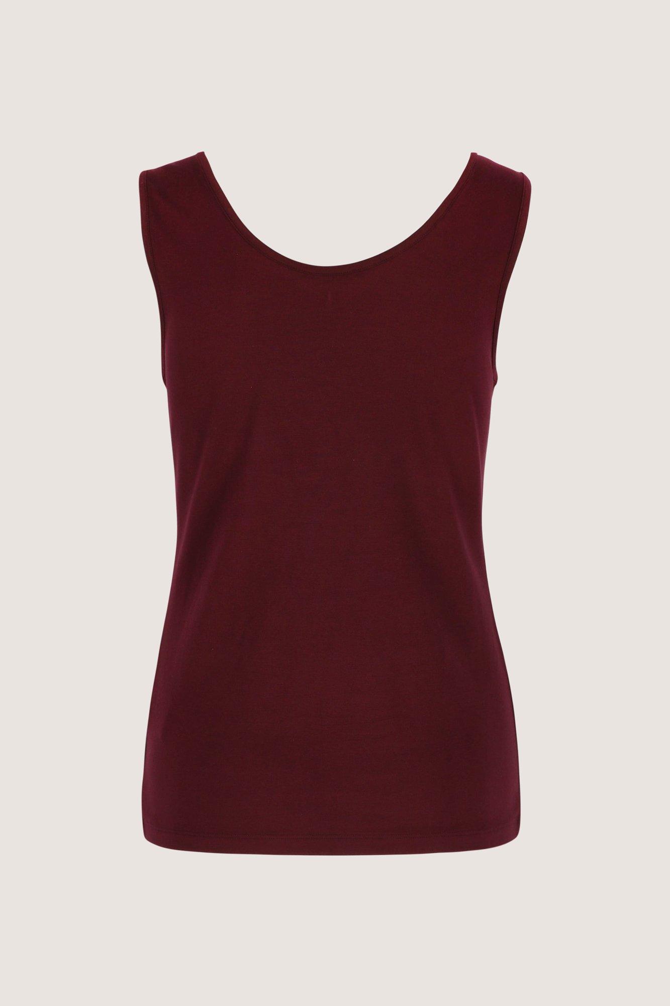 Sweatvest - V-halstop in jersey