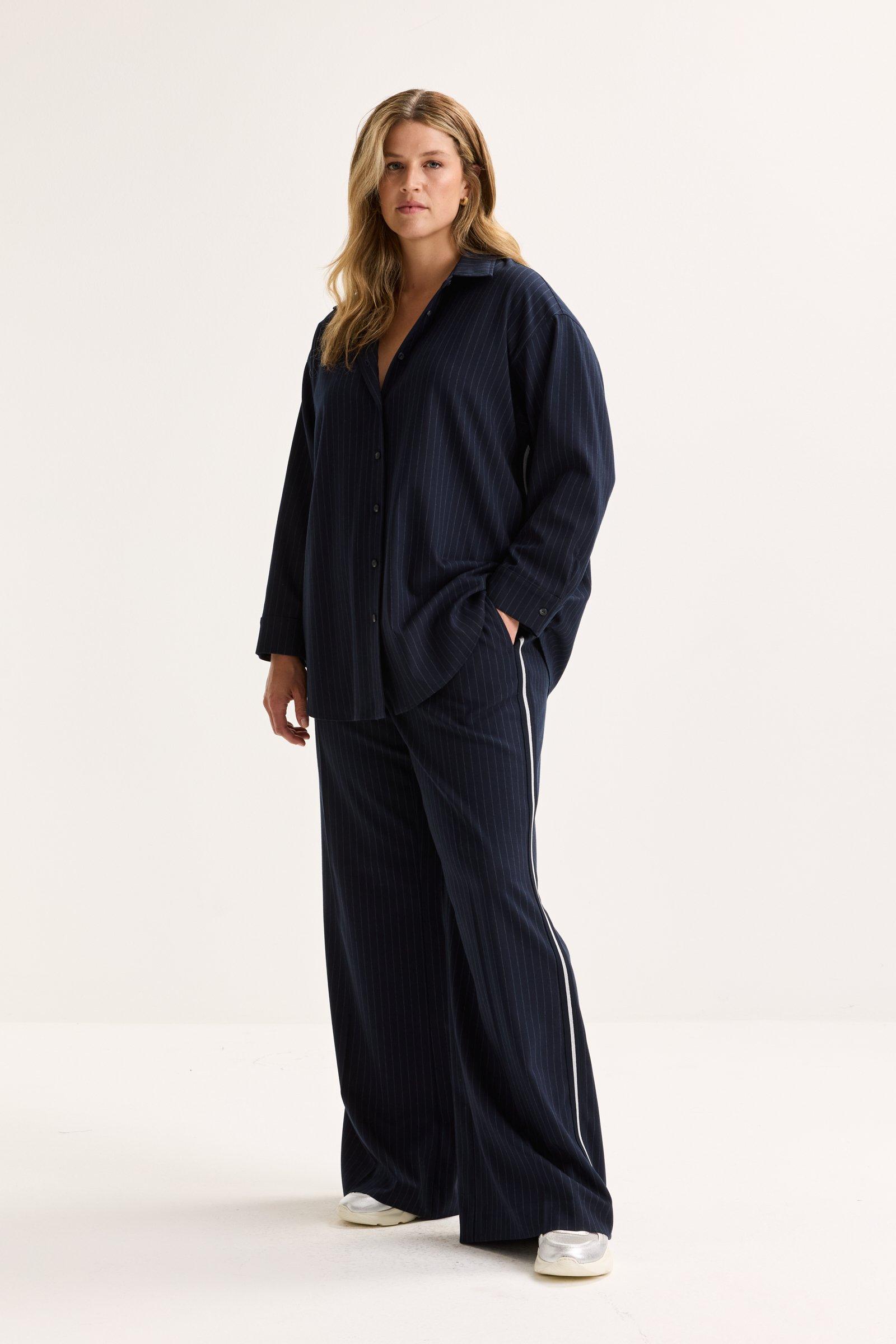 Chemises - Chemisier ample à rayures tennis et bords lurex
