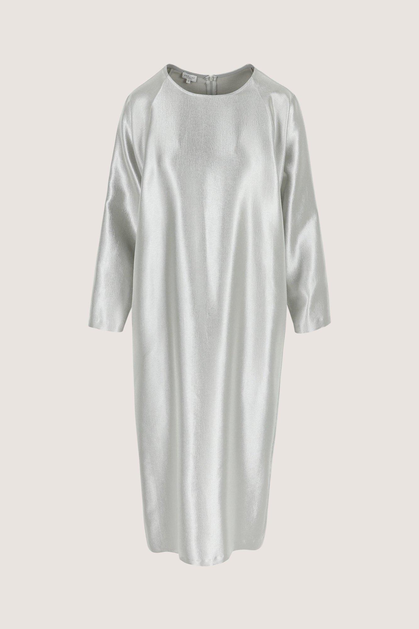 Robes - Robe chauve-souris en satin look vintage
