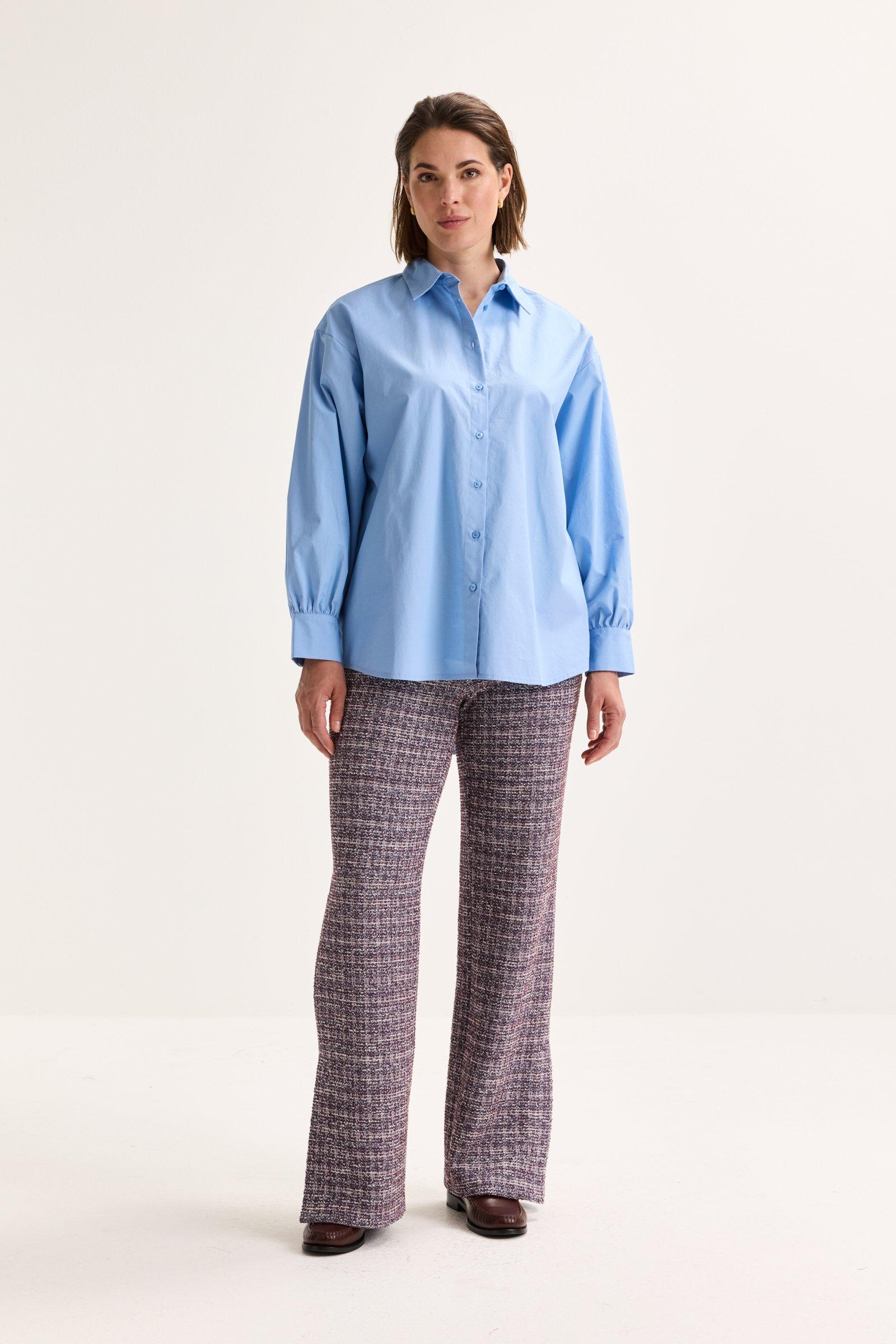 Chemises - Longue chemise en popeline