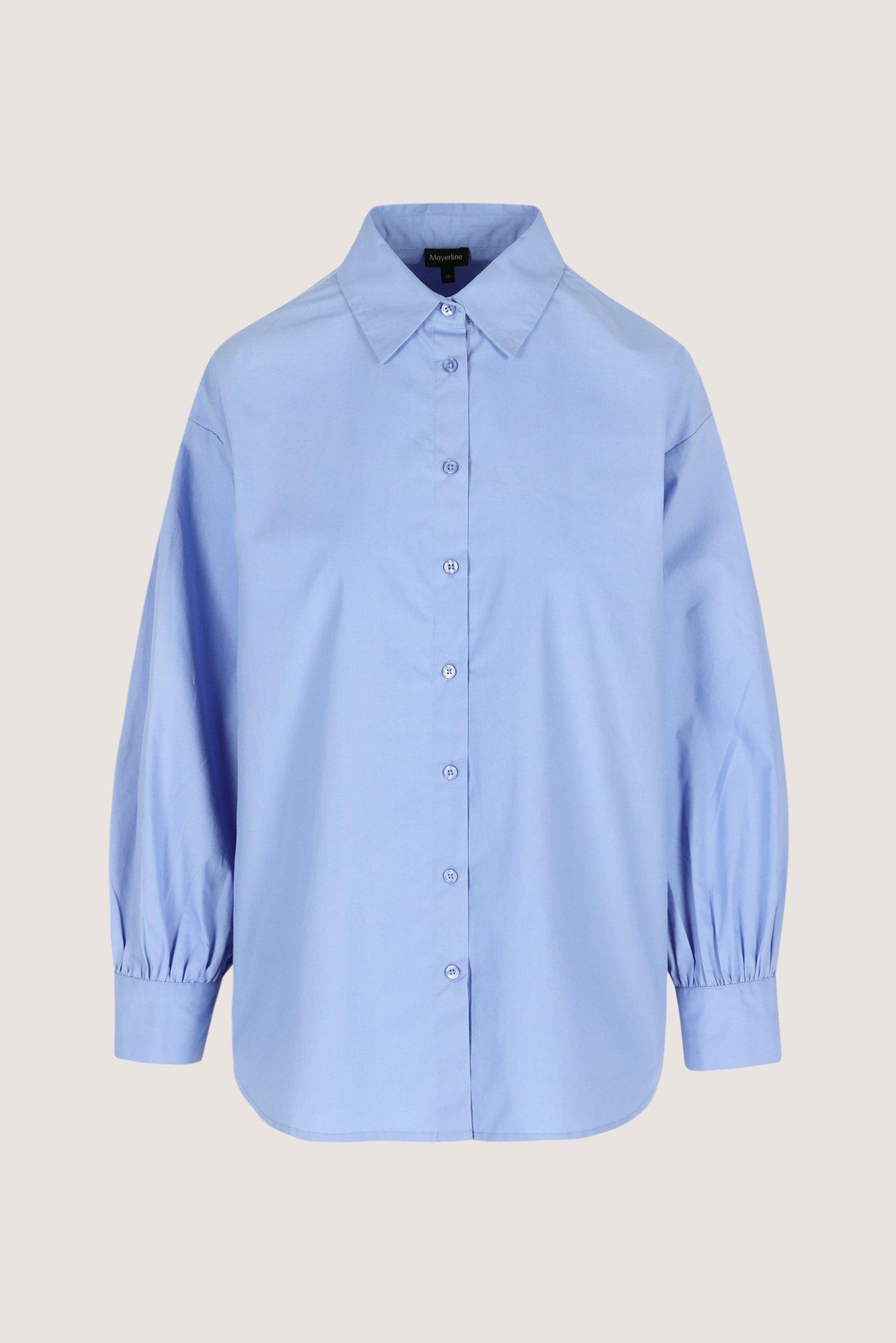 Chemises - Longue chemise en popeline