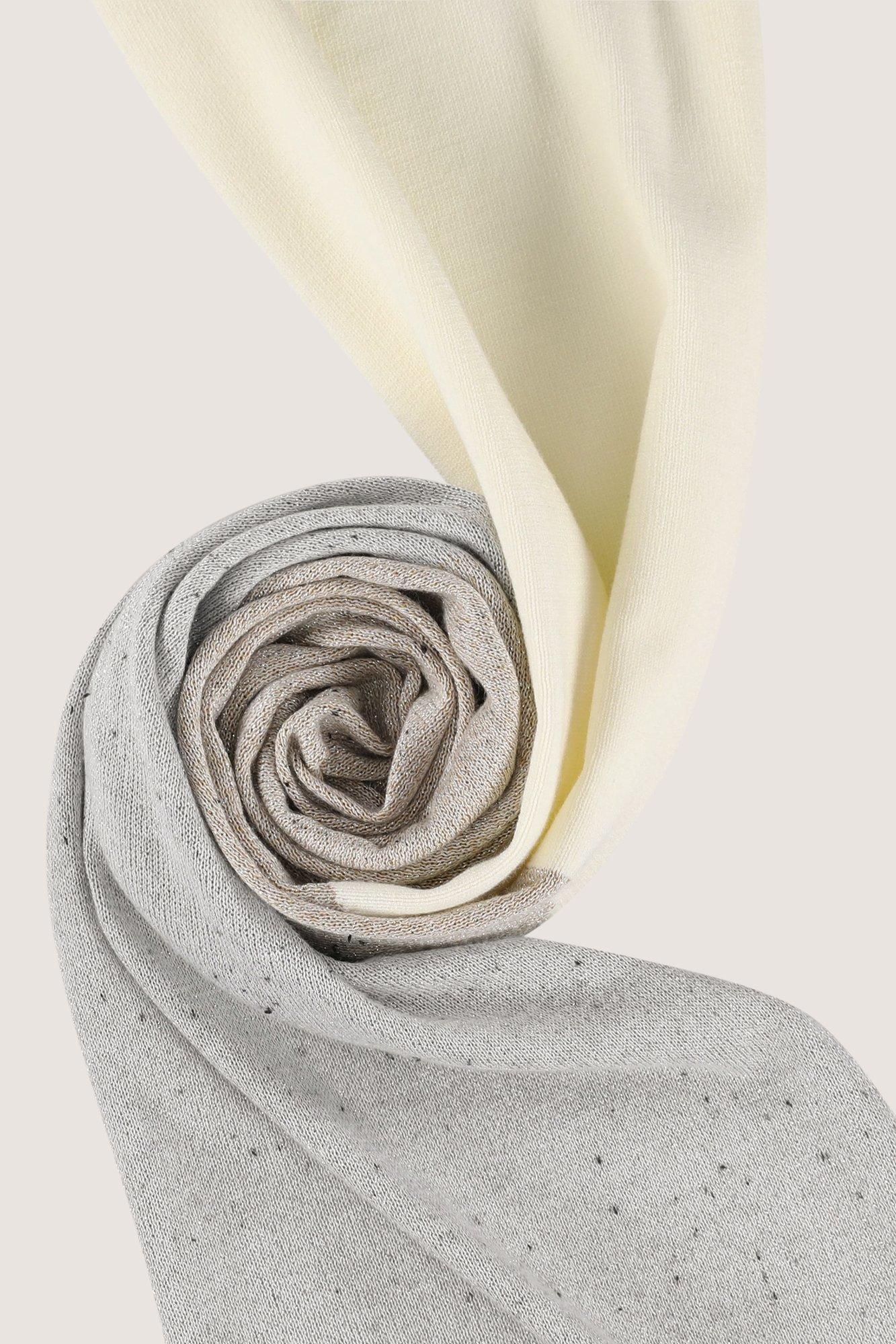 Babyspulletjes - Driekleurige sjaal met lurex