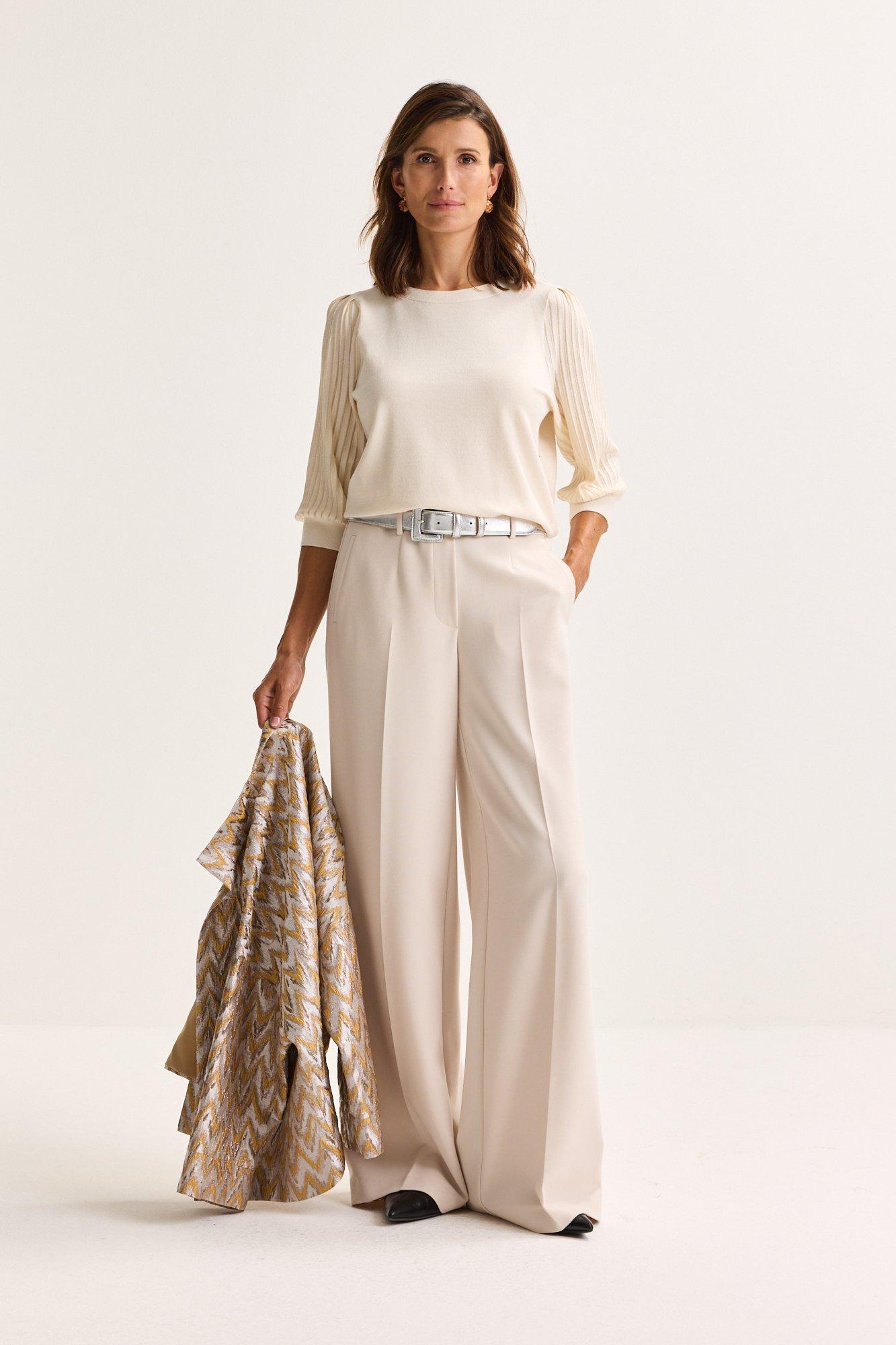 Pulls - Pull à manches plissées