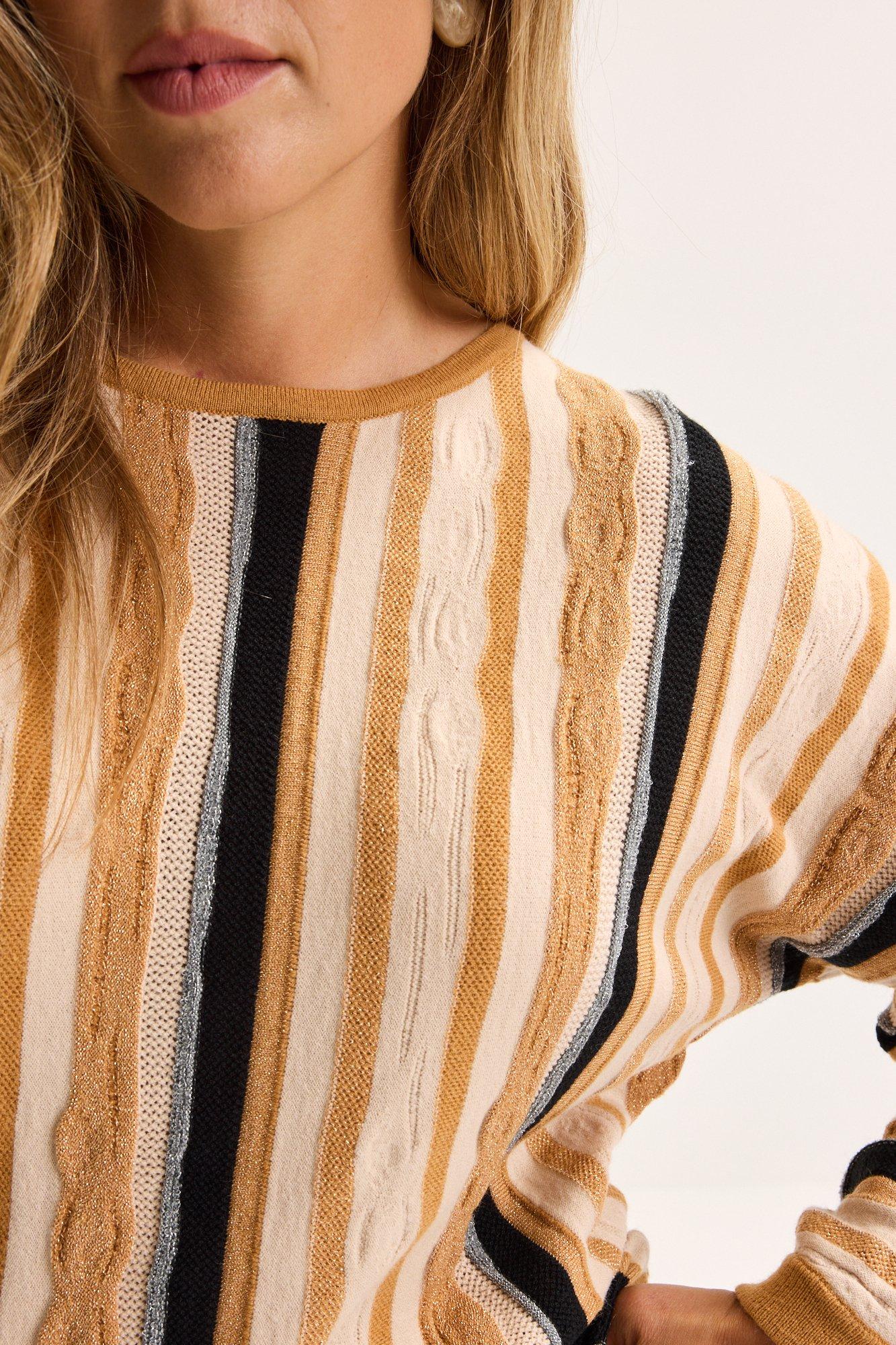 Pulls - Pull chauve-souris en jacquard 