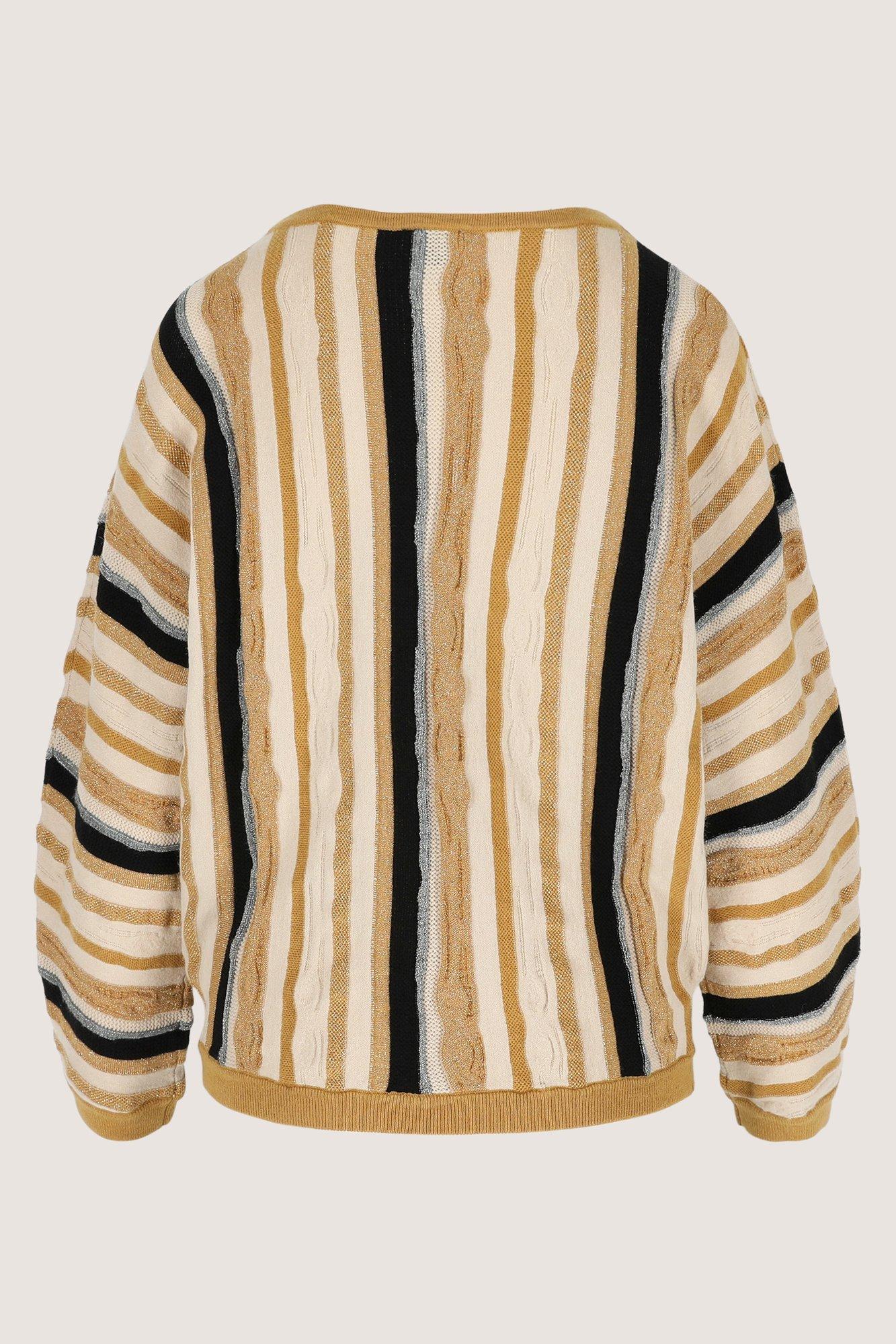 Truien - Vleermuistrui in jacquard