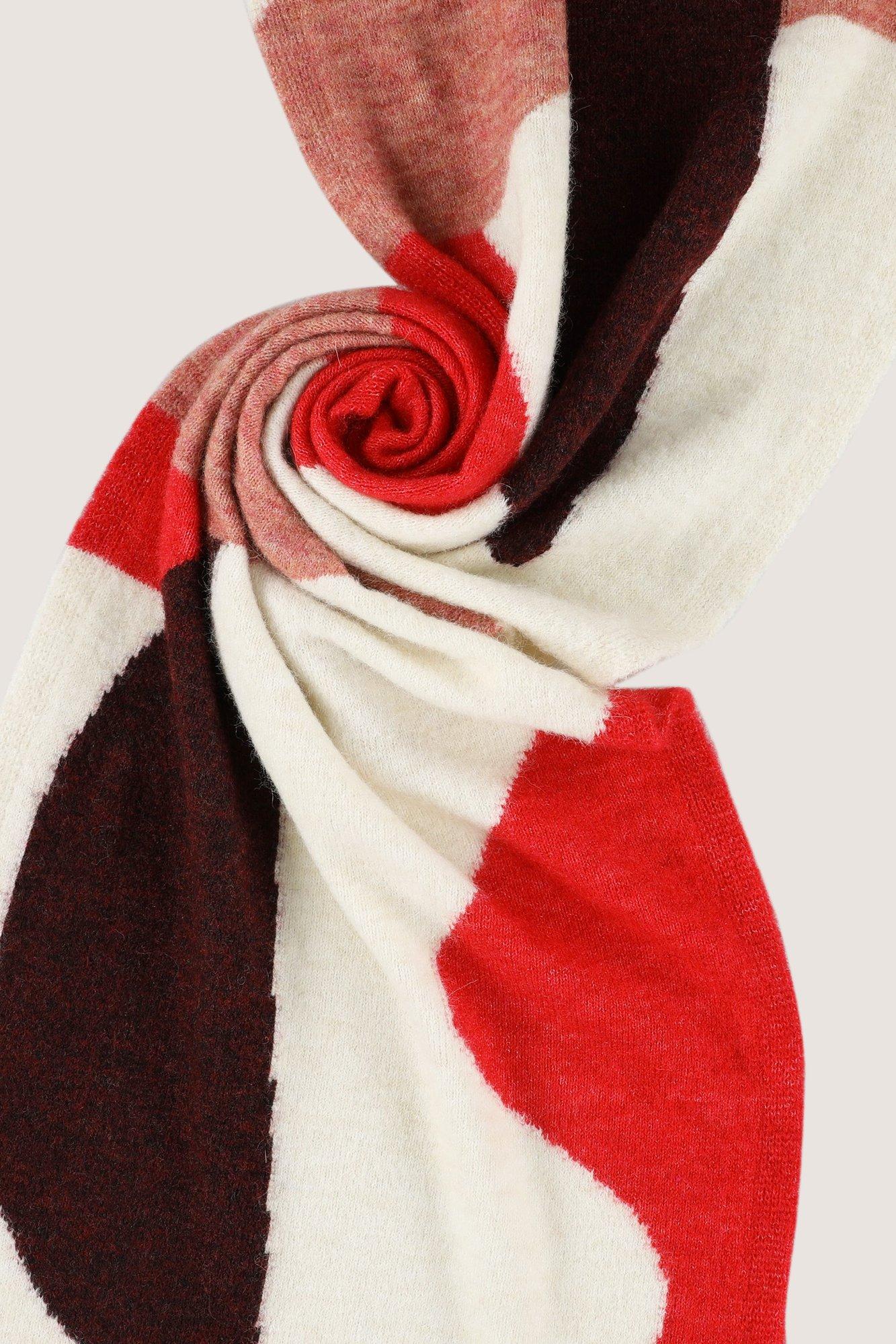 Babyspulletjes - Colourblocking sjaal in alpacamix