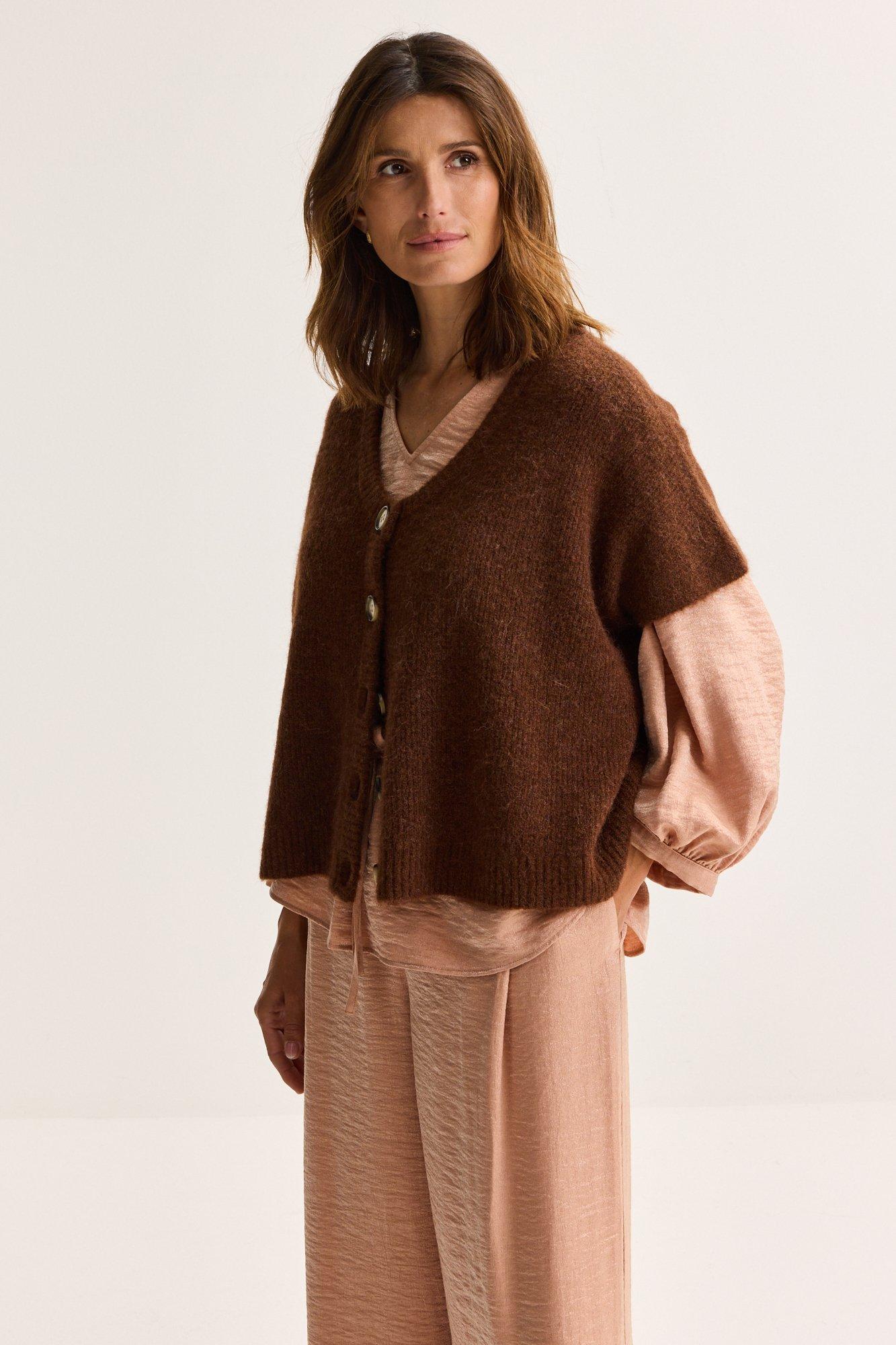 Cape en mélange mohair