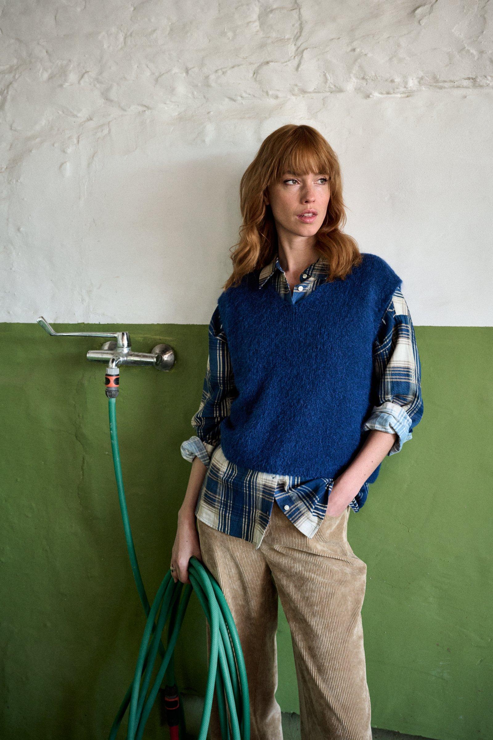 Débardeur en mélange mohair