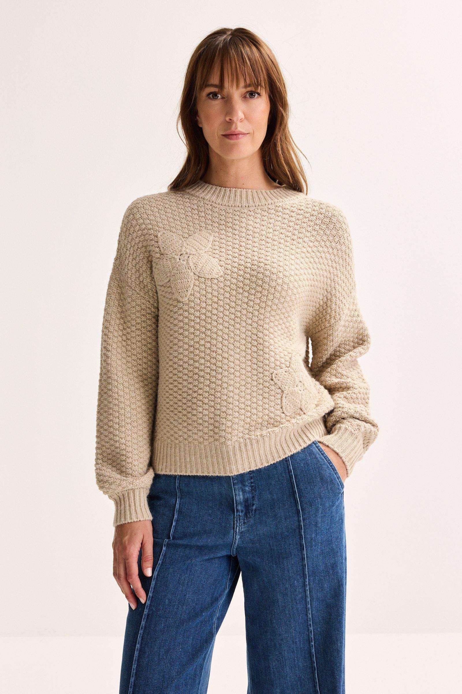 Pull nid d'abeille