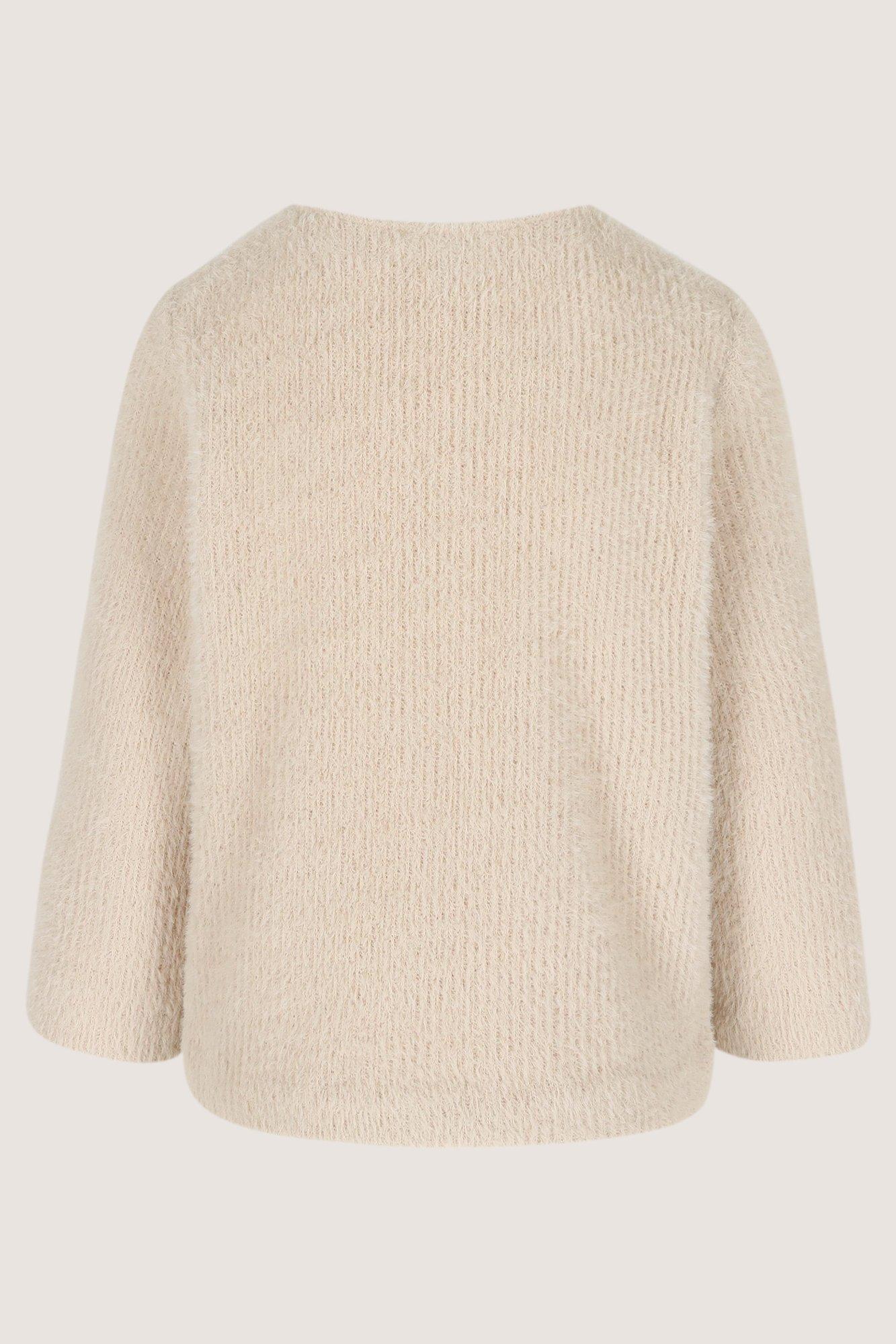 Chemises - Haut en jersey poilu à col en V