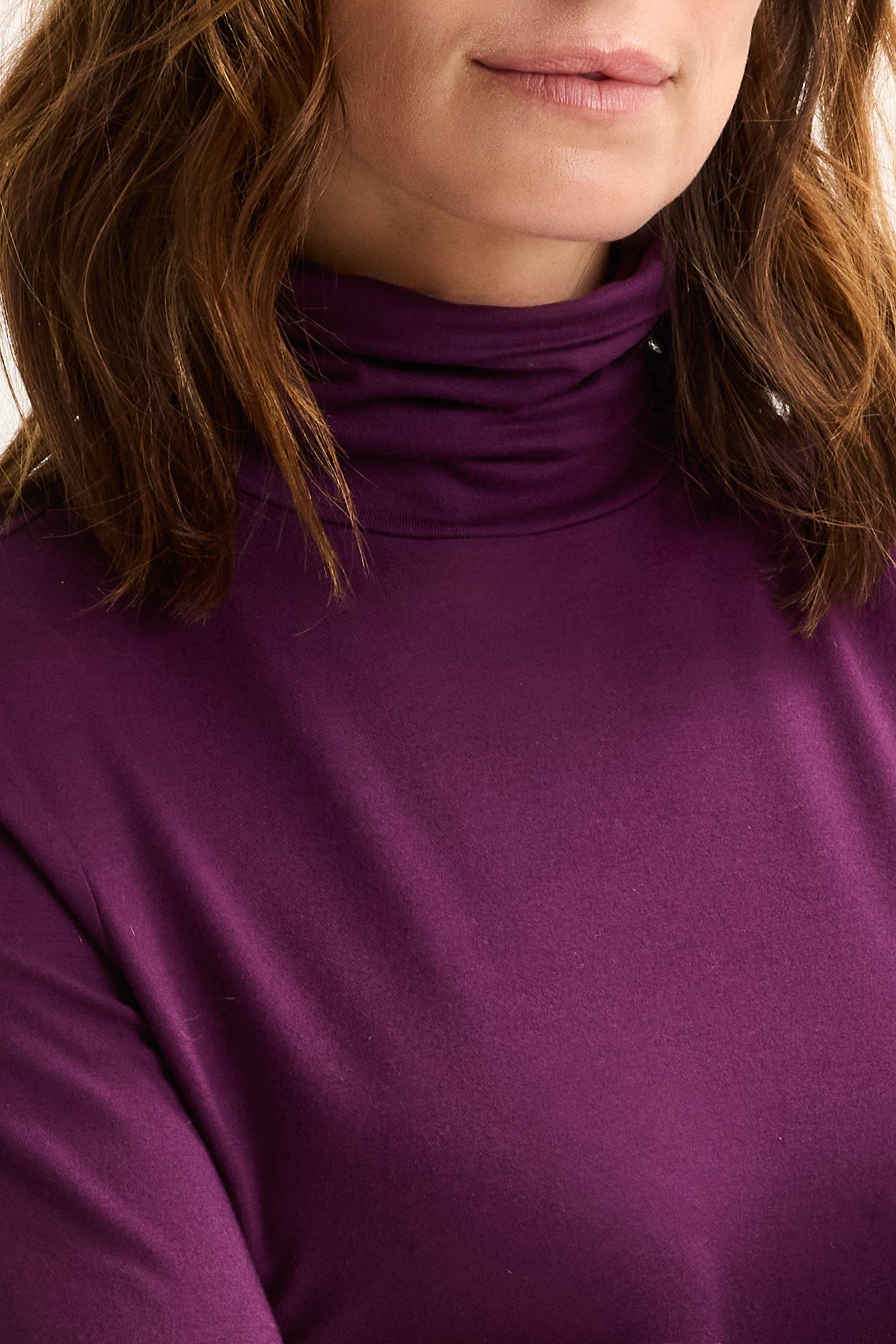 Sweatvest - Sous-pull à col roulé en jersey mat