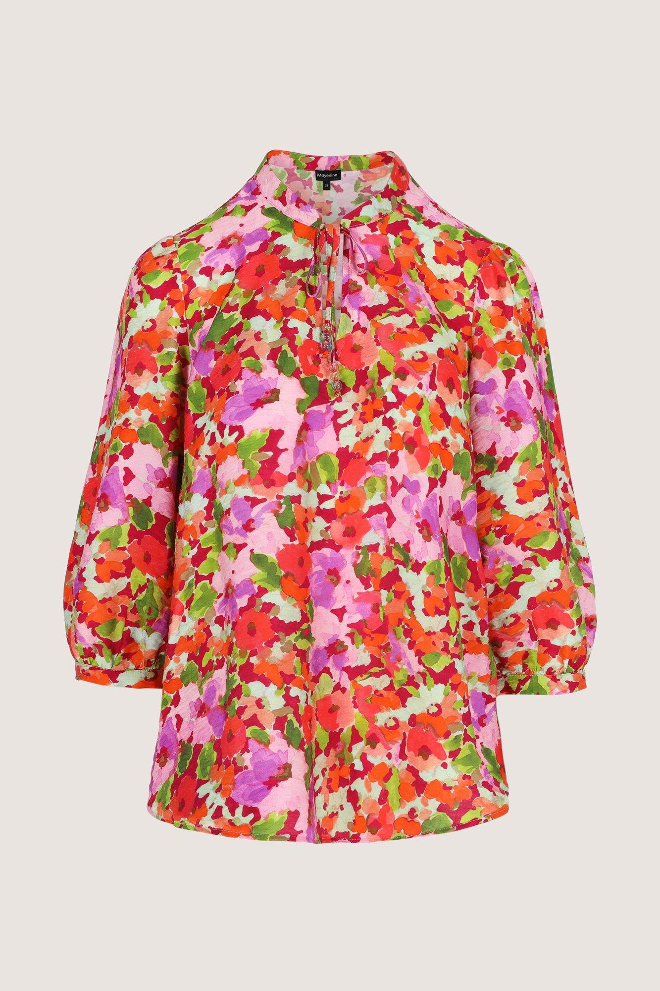 Mayerline Wijde Kaftanblouse Met Bloemenprint