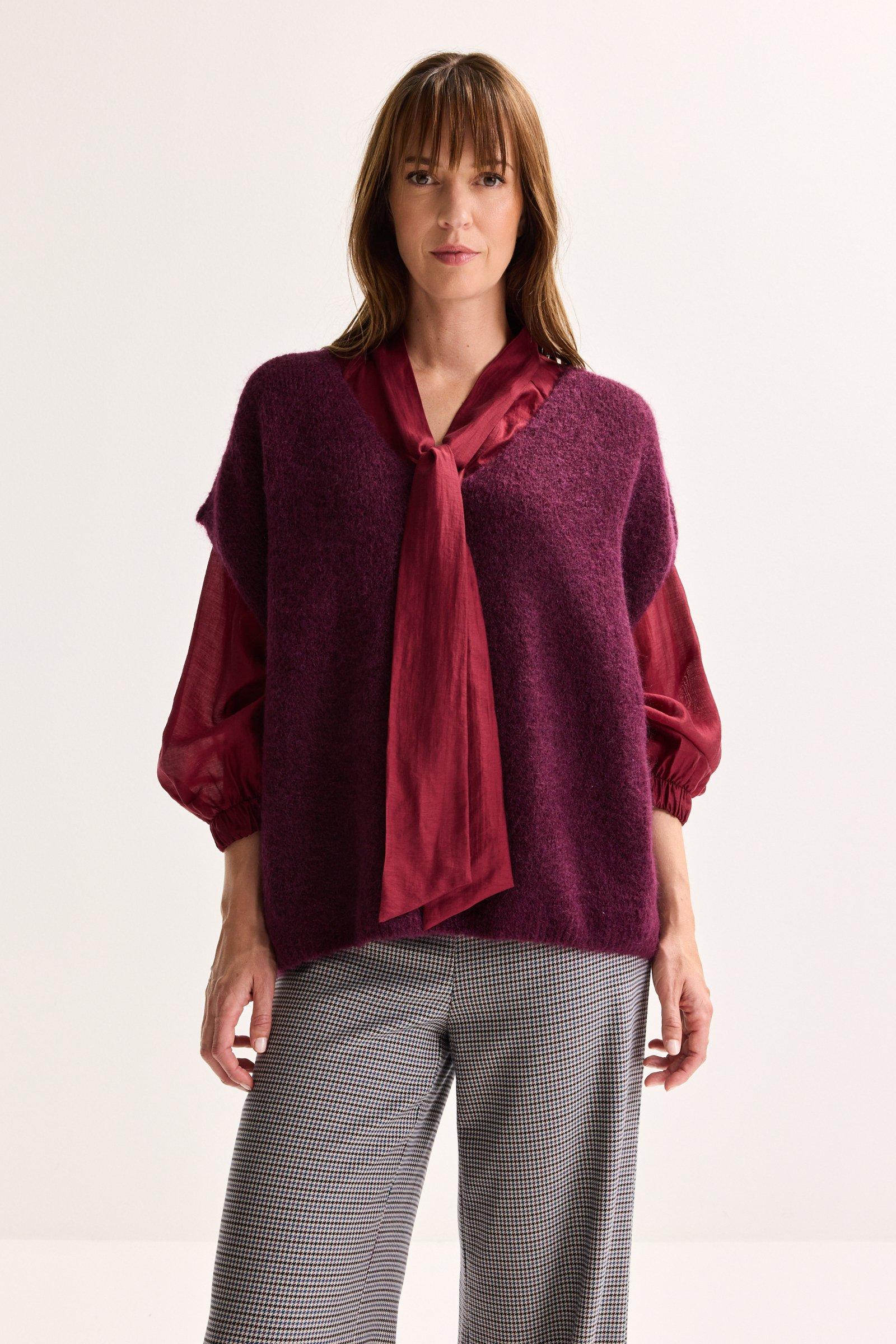 Oversized debardeur in mohairmix