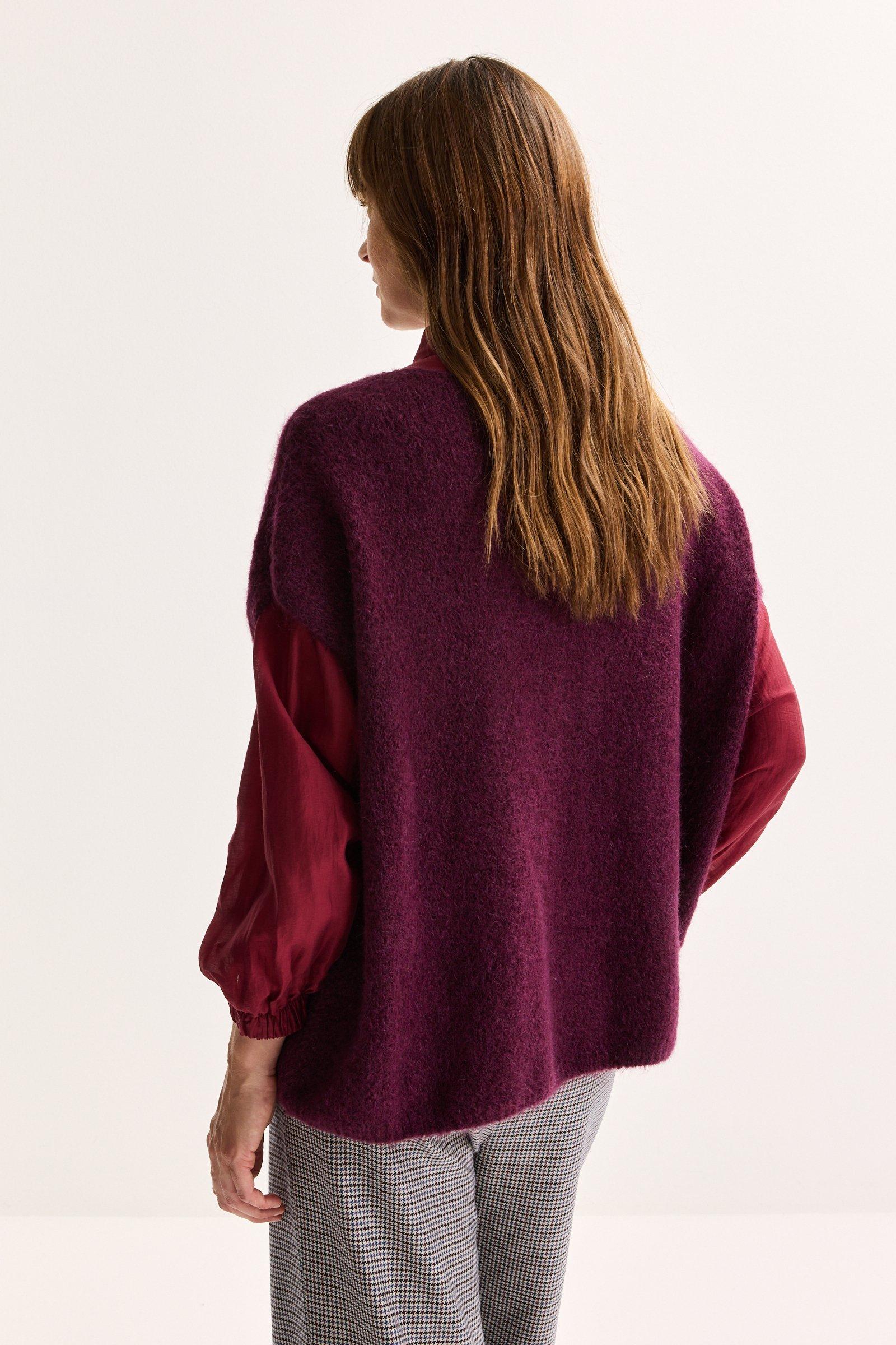 Truien - Oversized debardeur in mohairmix