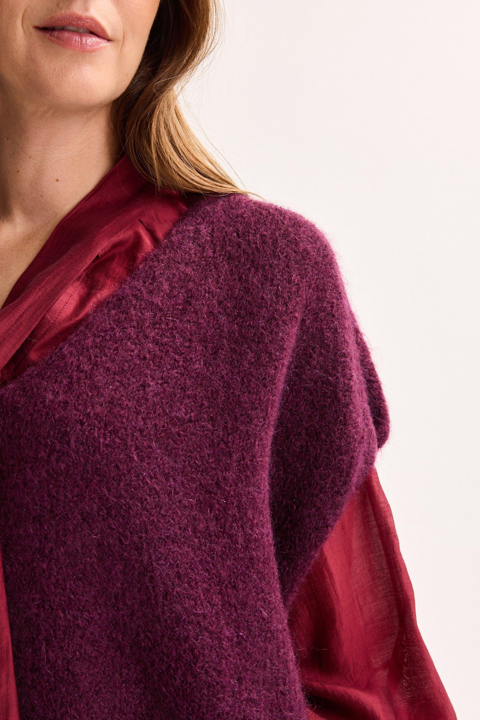 Truien - Oversized debardeur in mohairmix