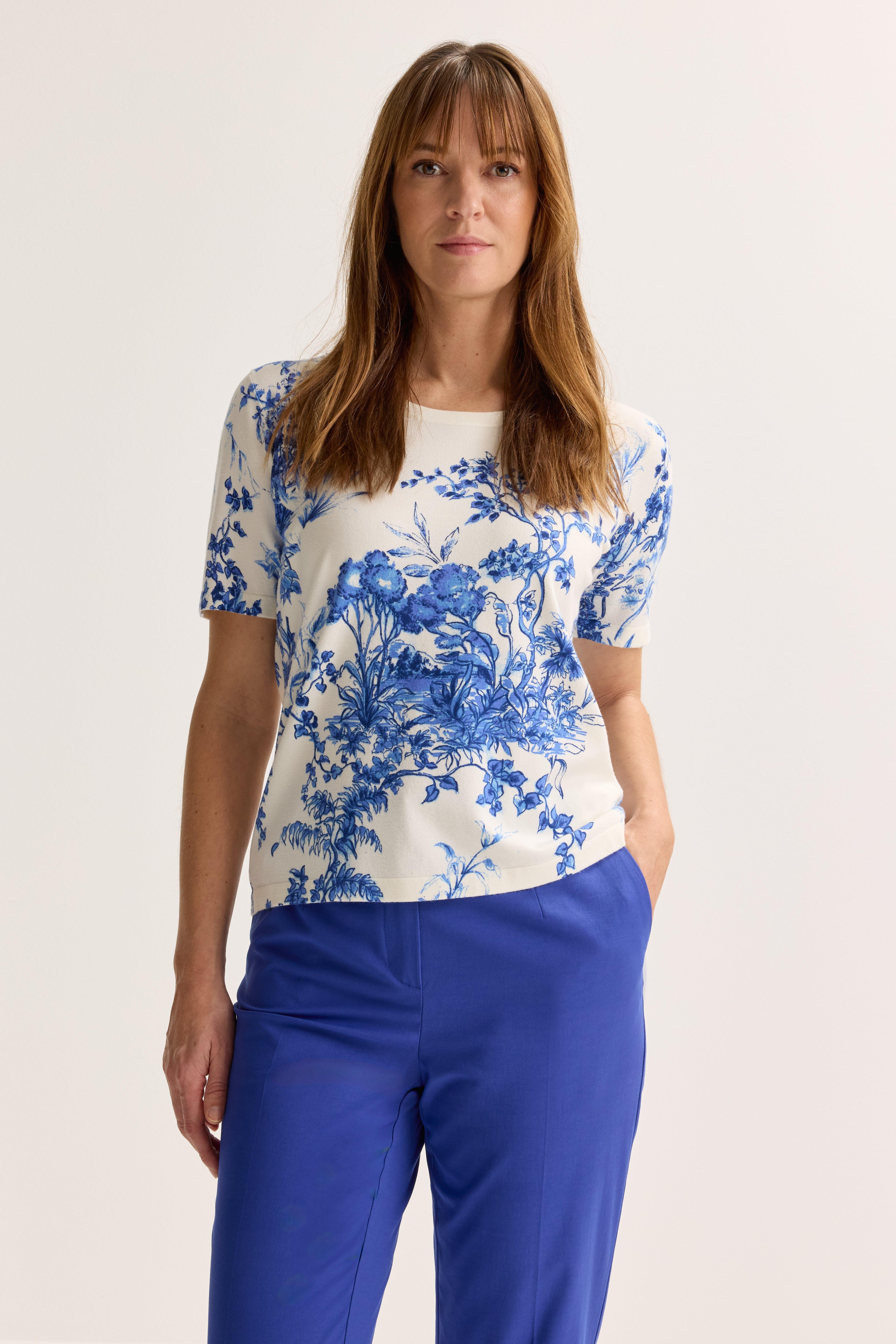 Pull imprim&eacute; &agrave; manches courtes - may