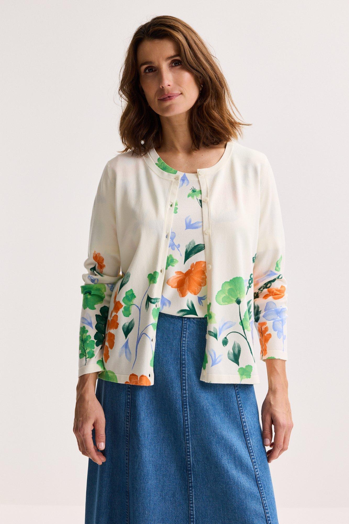 Cardigan met ronde hals