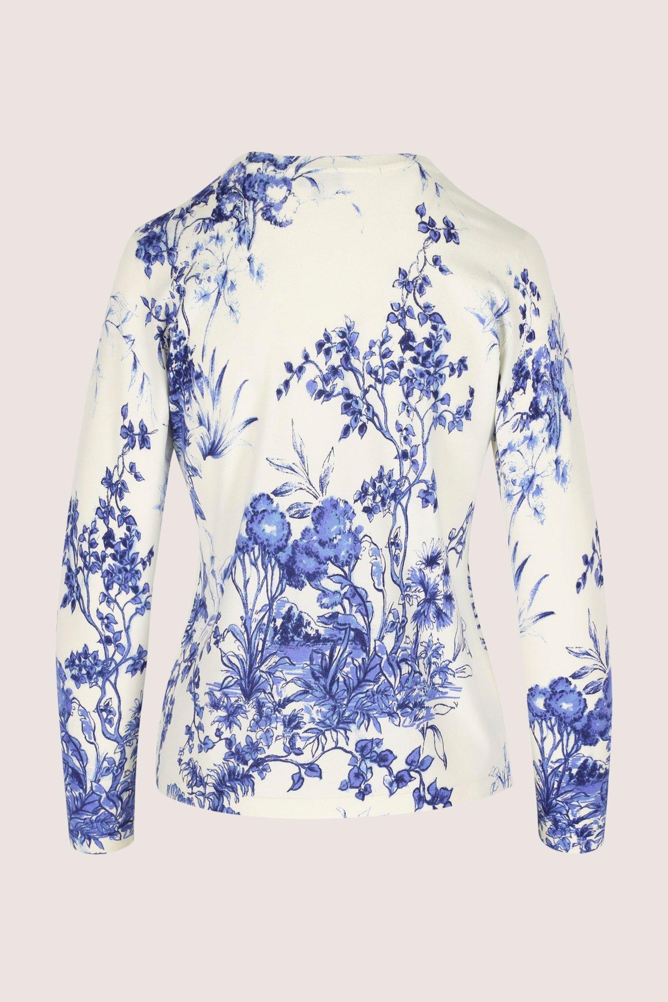 Cardigan - Printcardigan met ronde hals