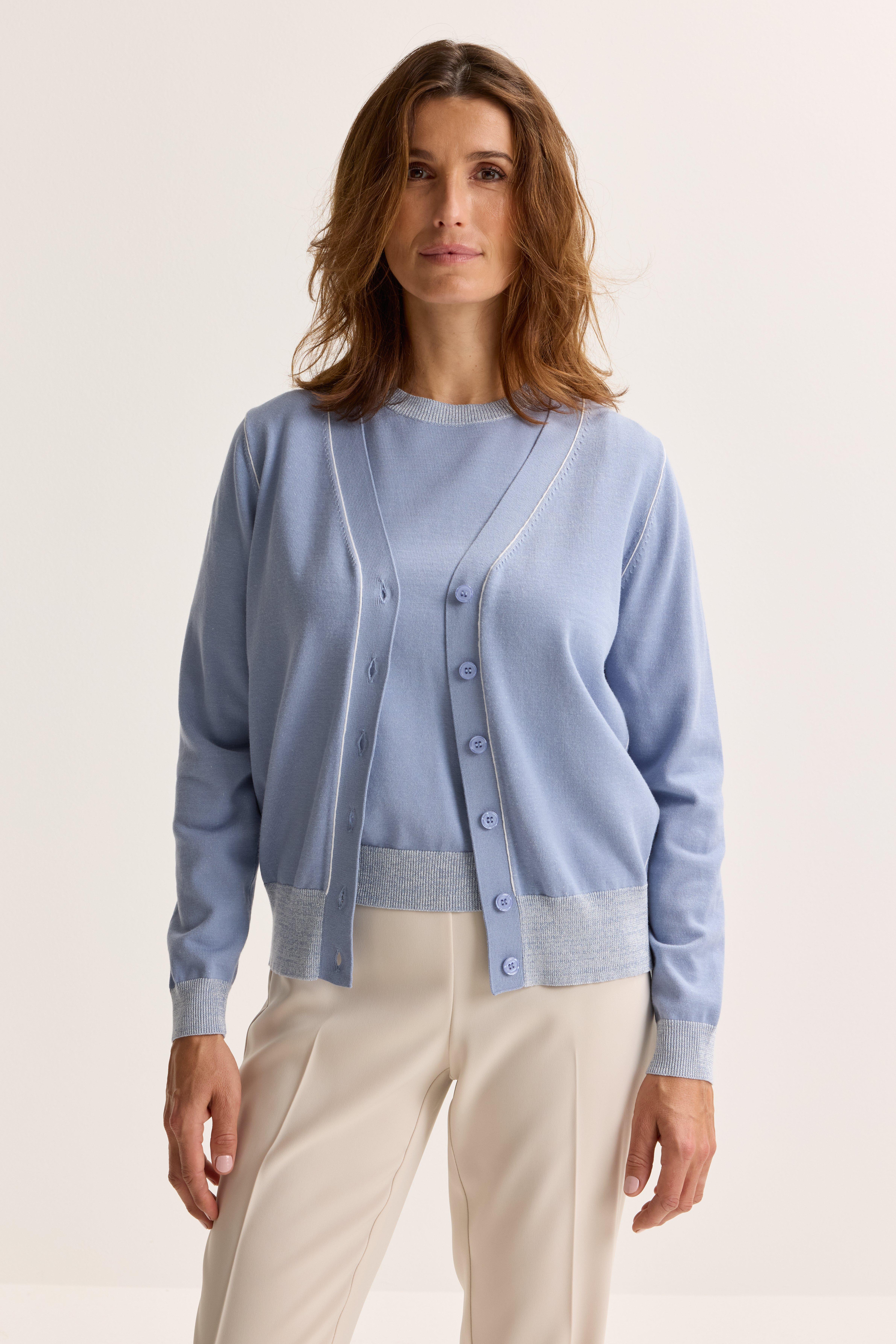 Mayerline V-halscardigan Met Bies