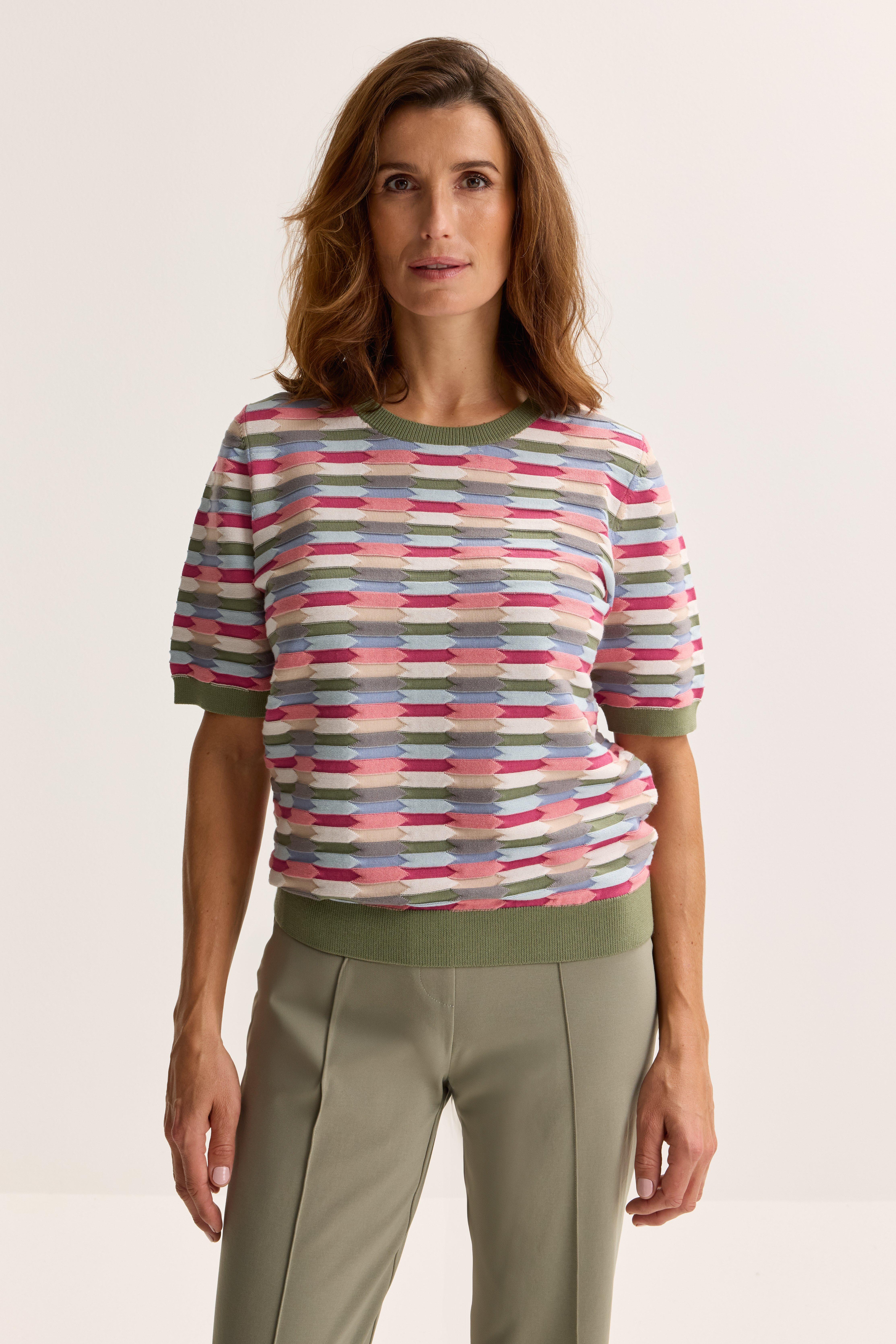 Mayerline Jacquardtrui Met Ronde Hals