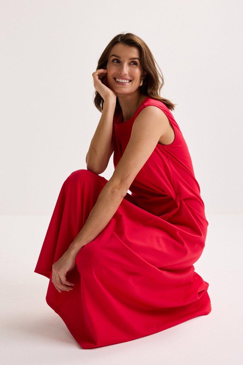 Robes - Robe drap&eacute;e en jersey Milano