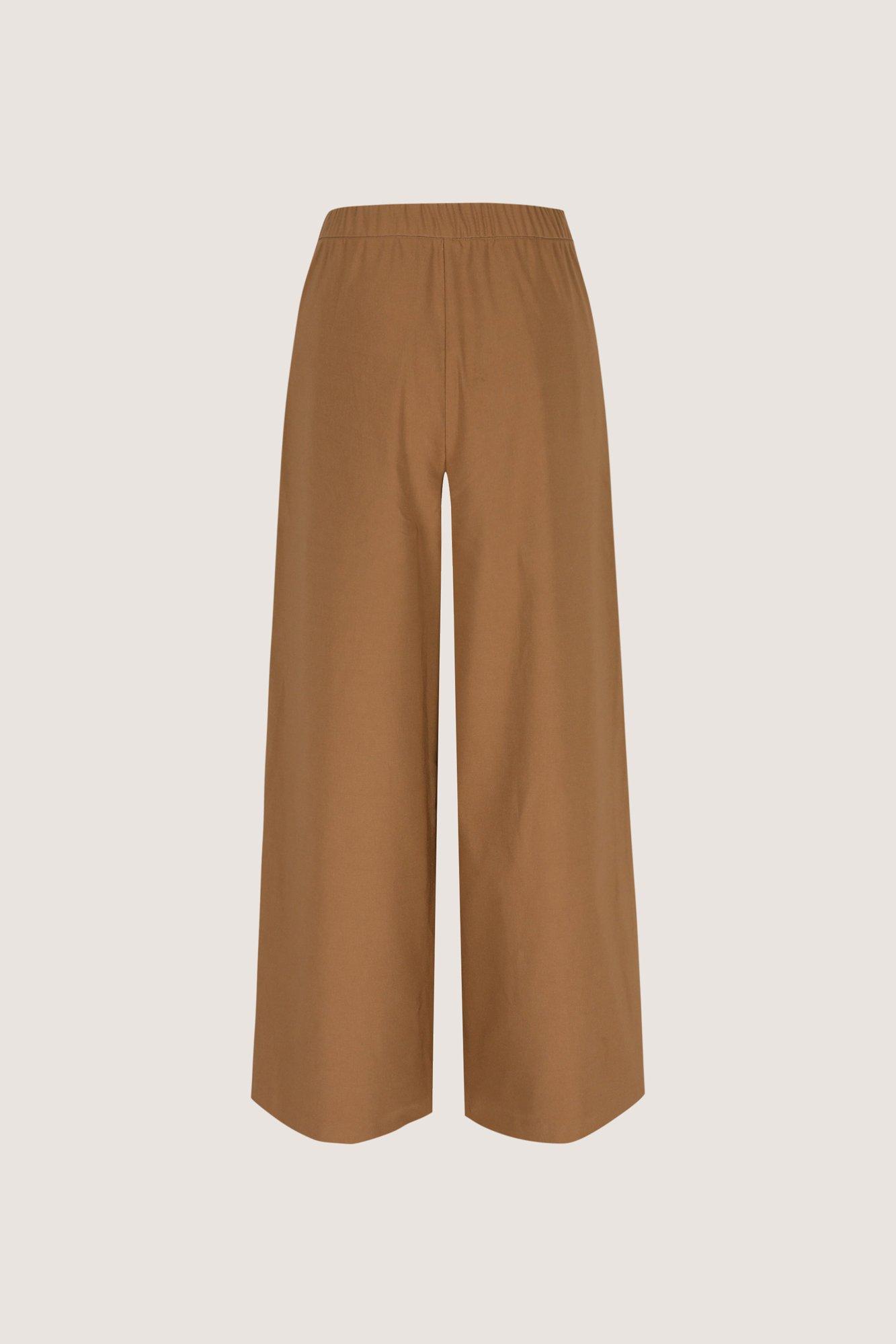 Pantalons - Pantalon palazzo en bengaline stretch