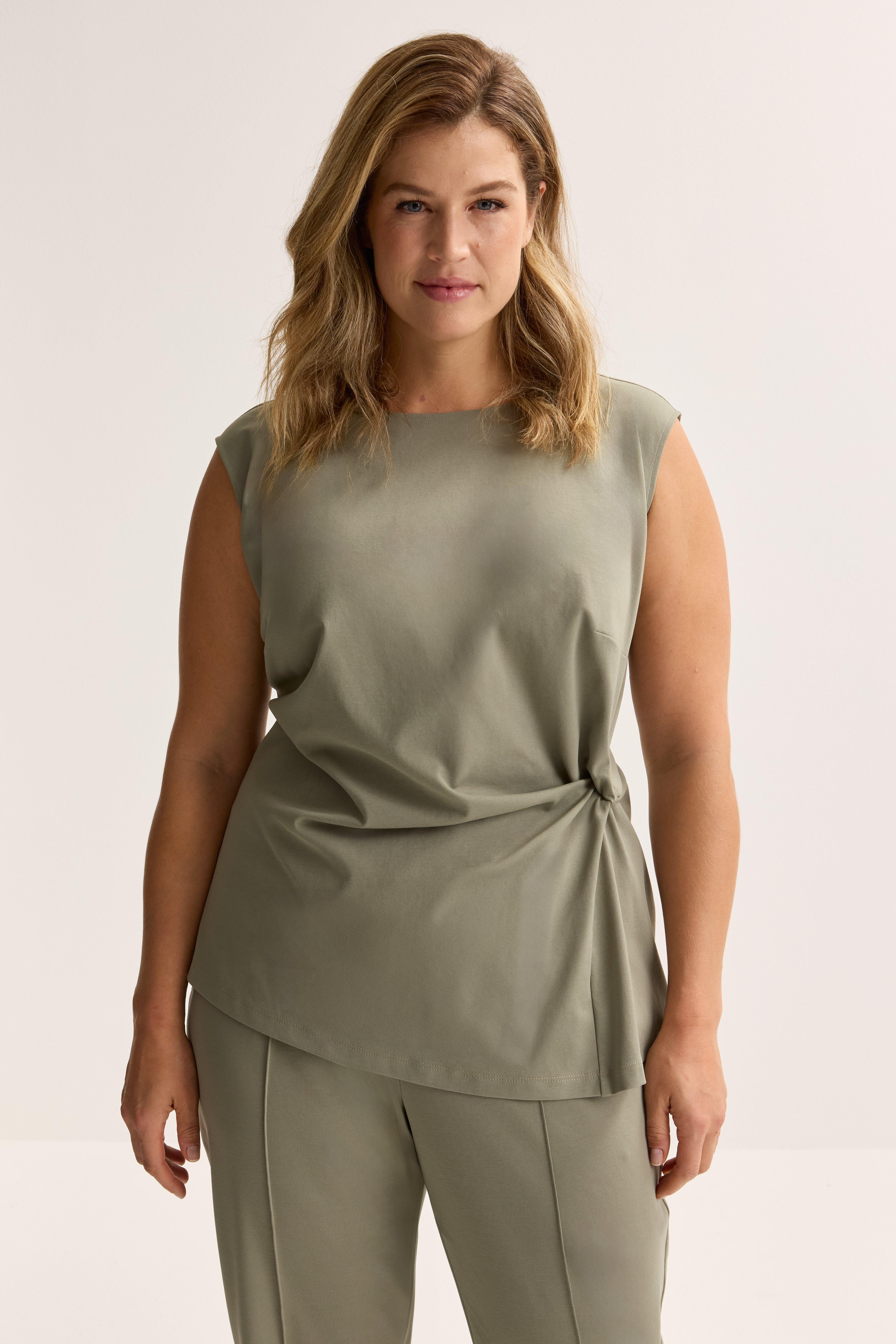 Mayerline Lange Gedrapeerde Top