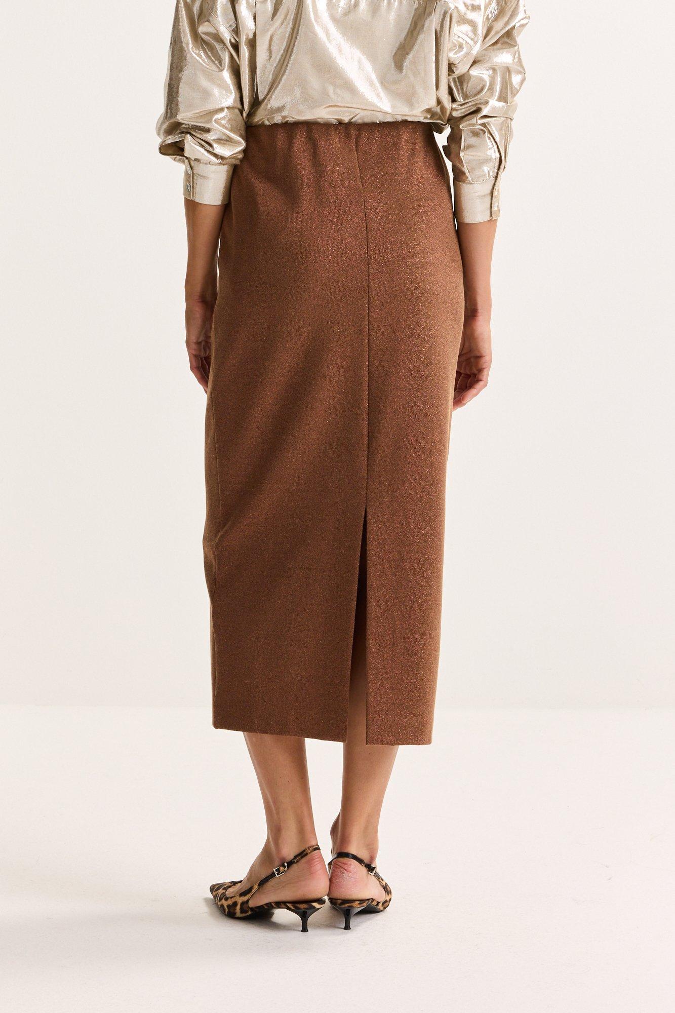 Jupes - Jupe crayon en jersey scintillant