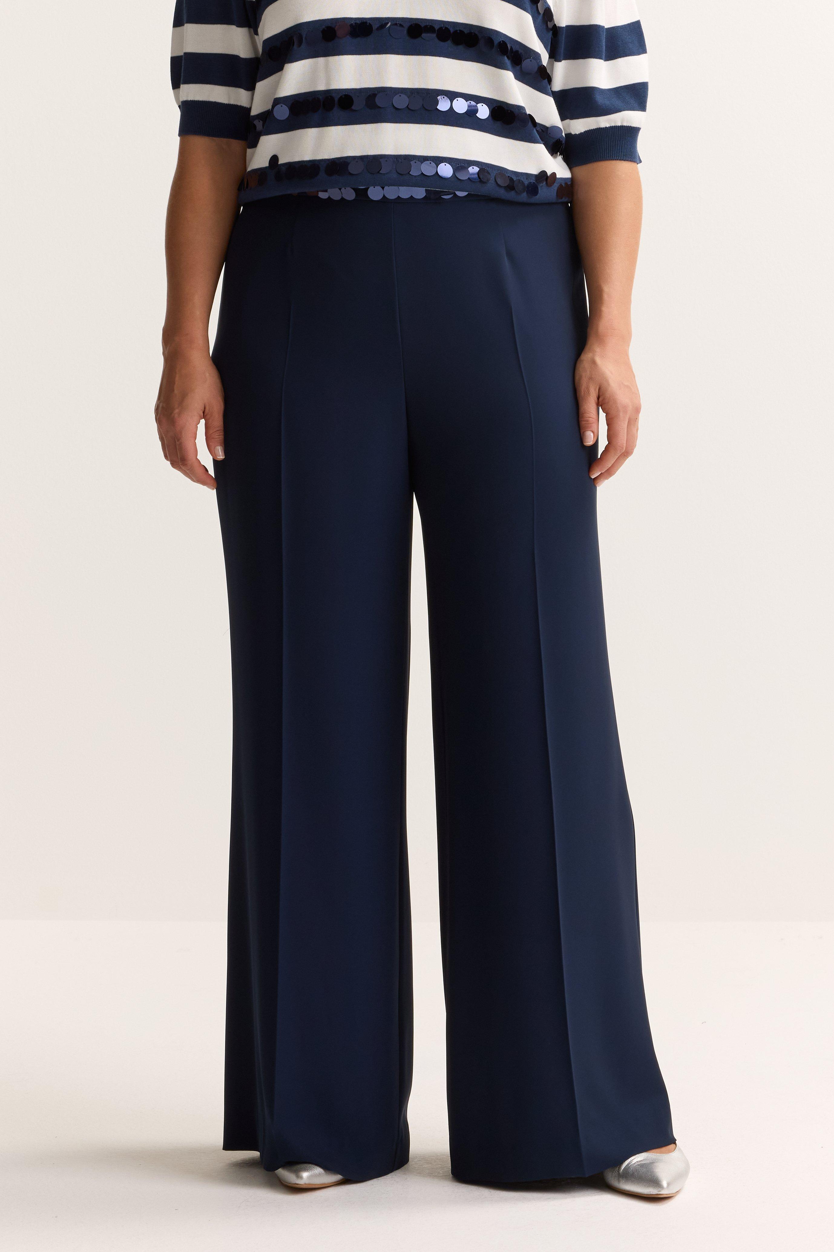 Broeken - Wijde easy care broek