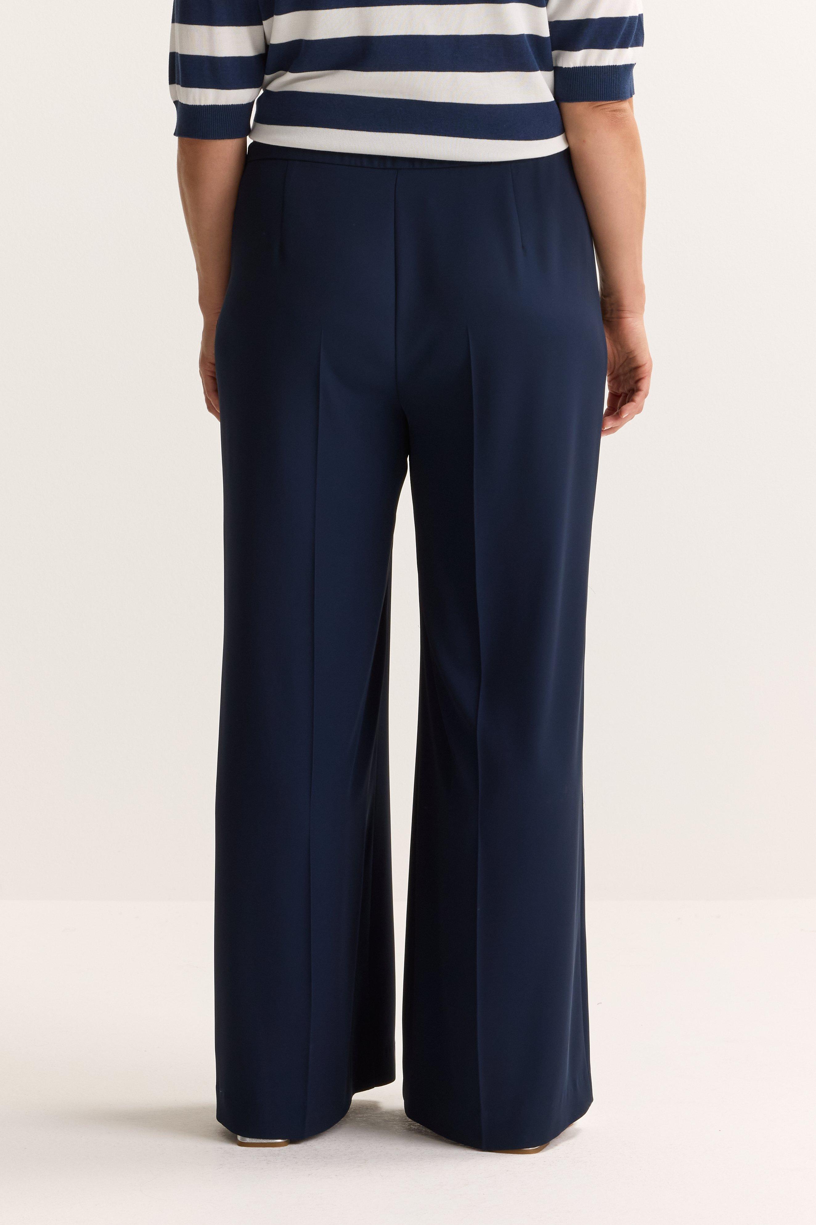 Broeken - Wijde easy care broek