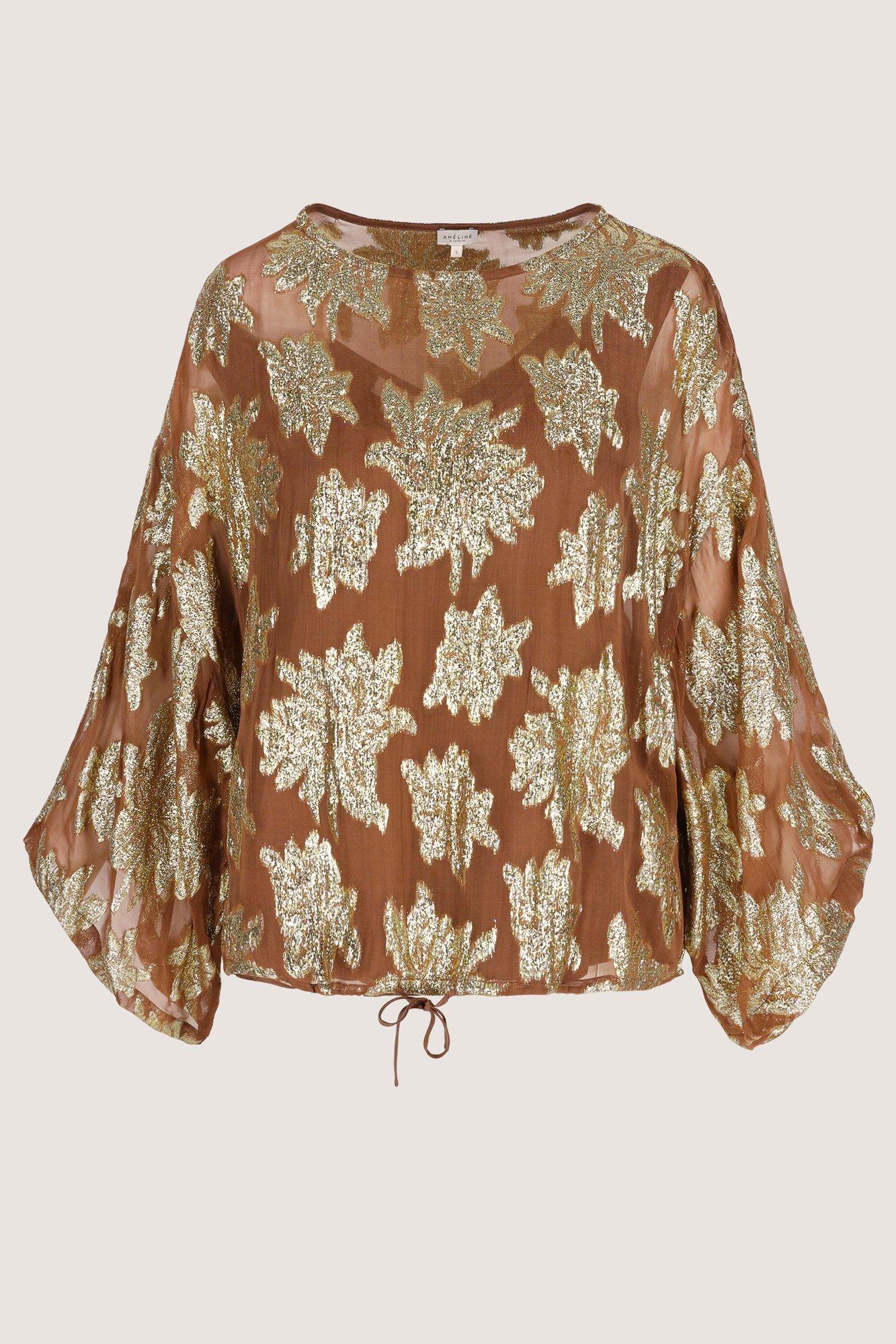 Chemises - Blouse en voile brodée