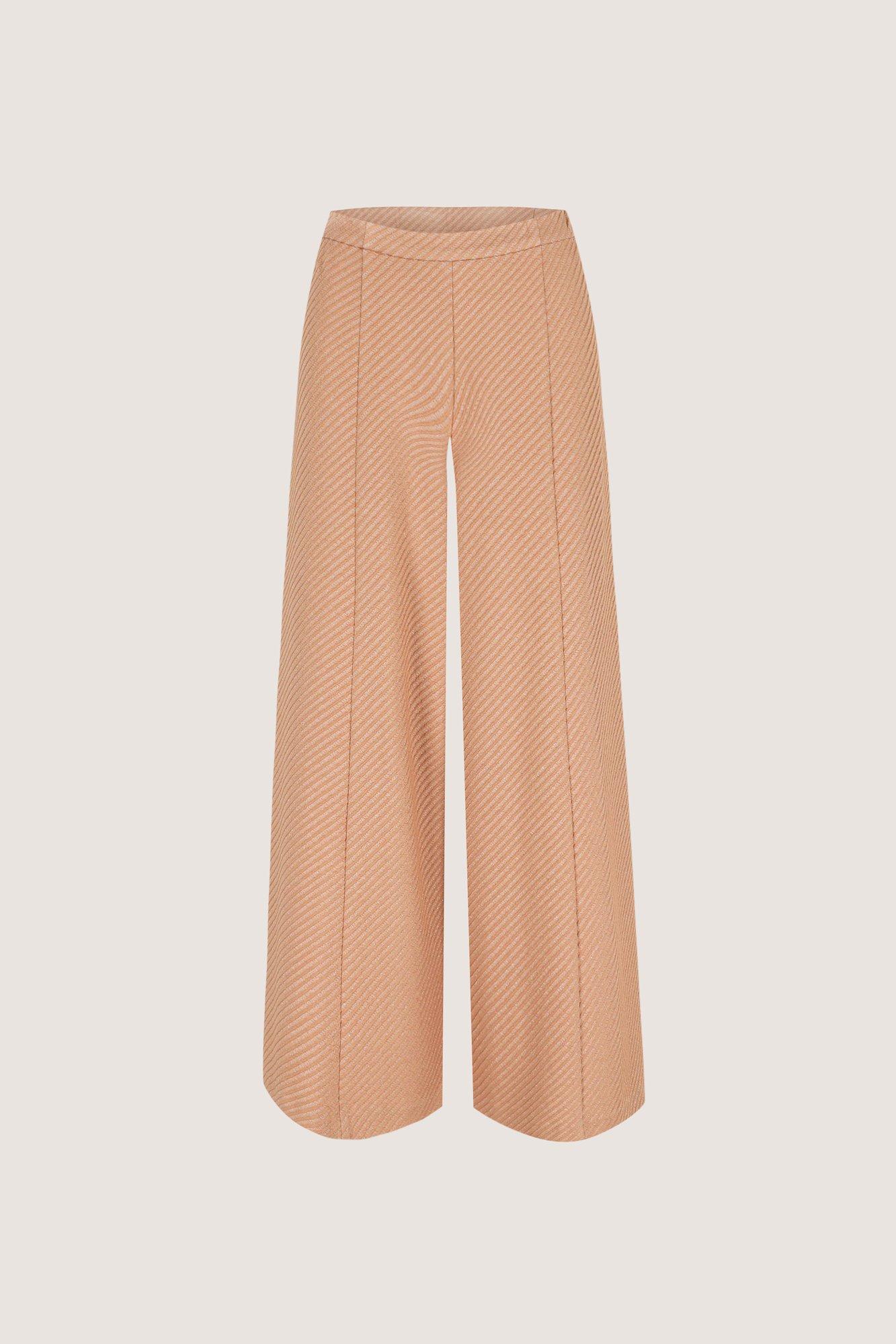 Pantalons - Pantalon large en jacquard jersey