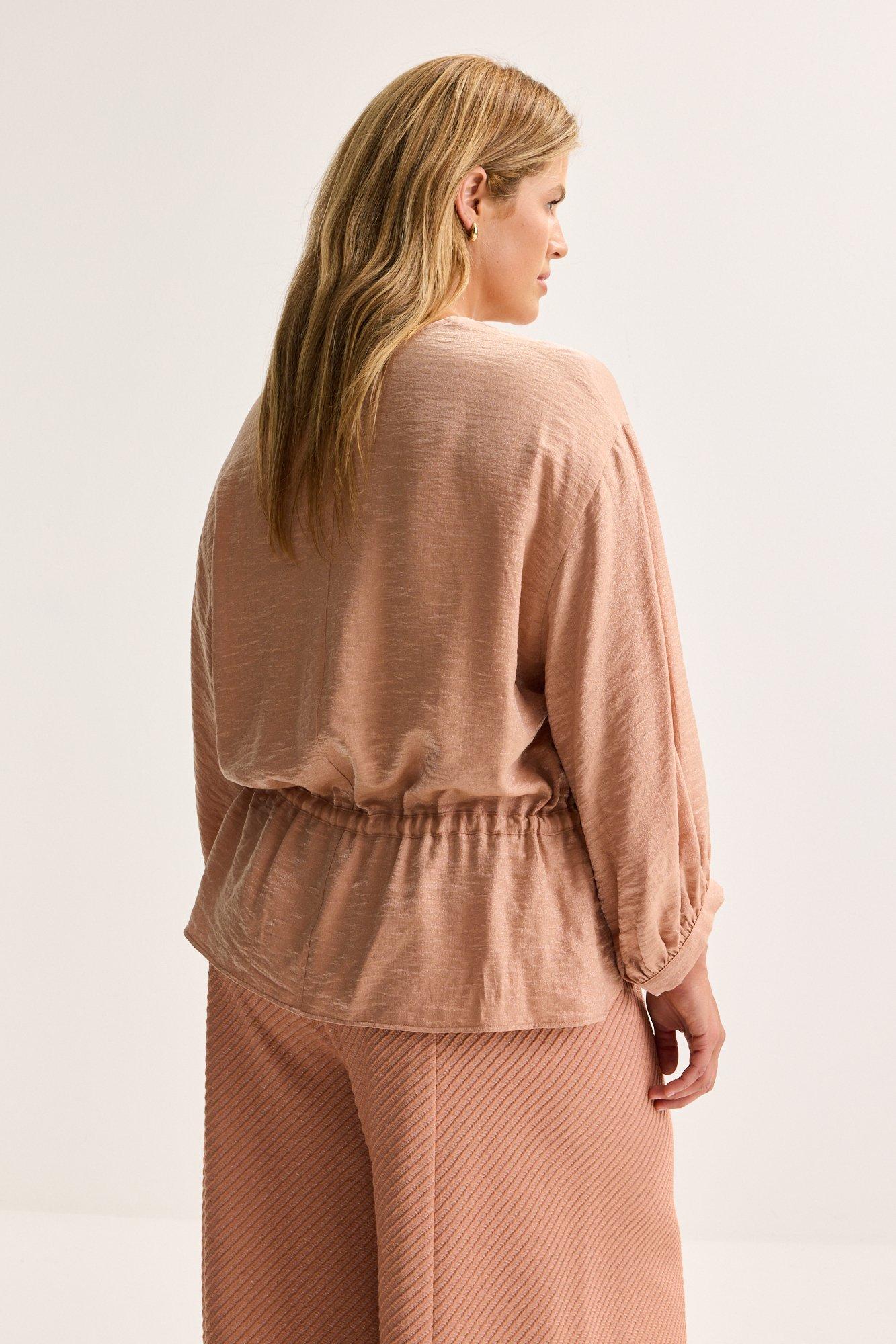 Chemises - Tunique en satin à col en V