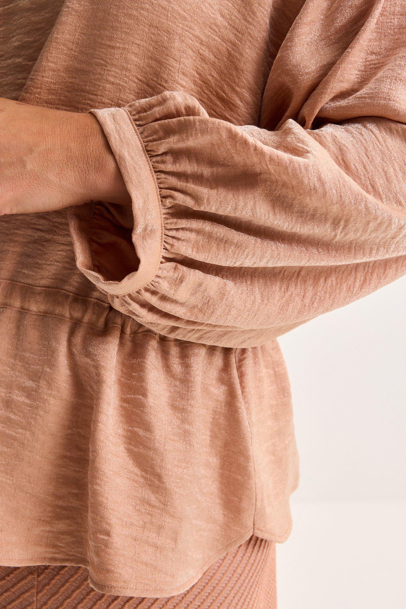 Chemises - Tunique en satin à col en V