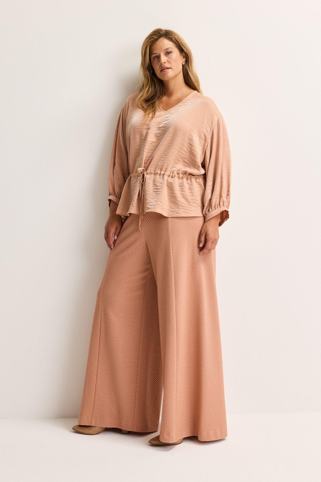 Chemises - Tunique en satin à col en V