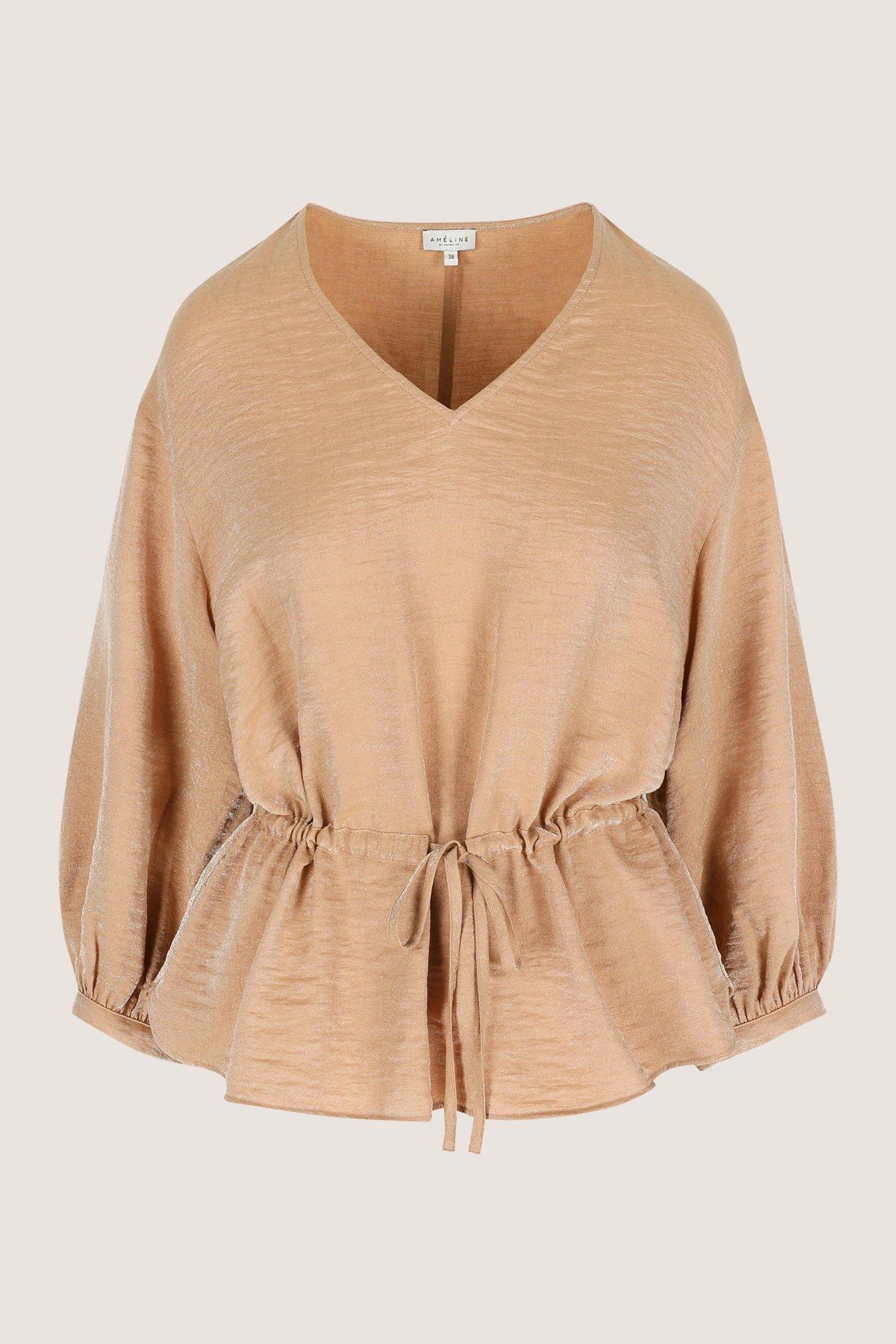 Chemises - Tunique en satin à col en V