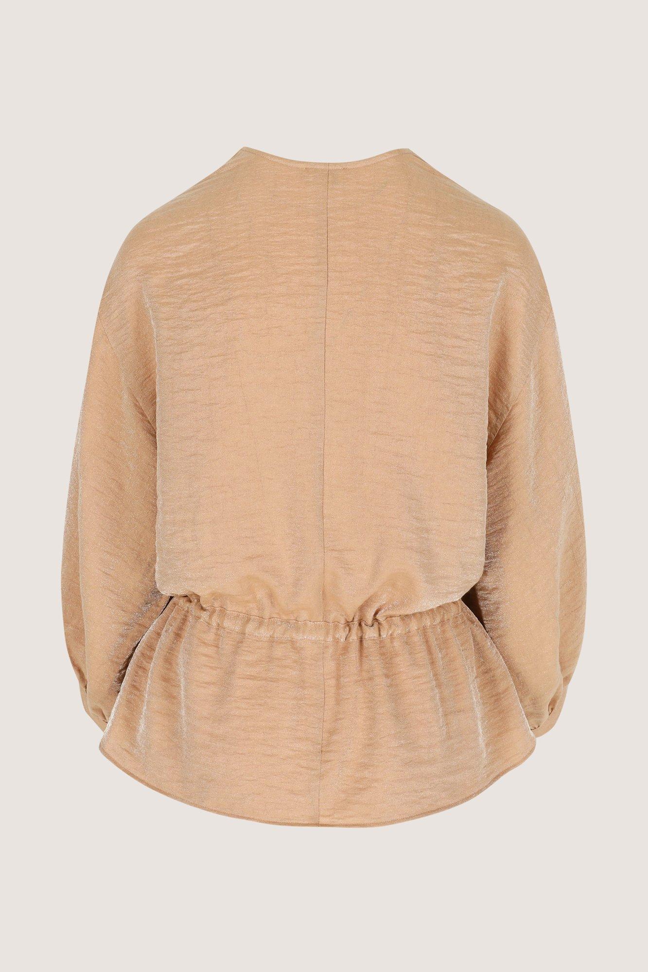 Hemden - Satijnen tuniek met V-hals