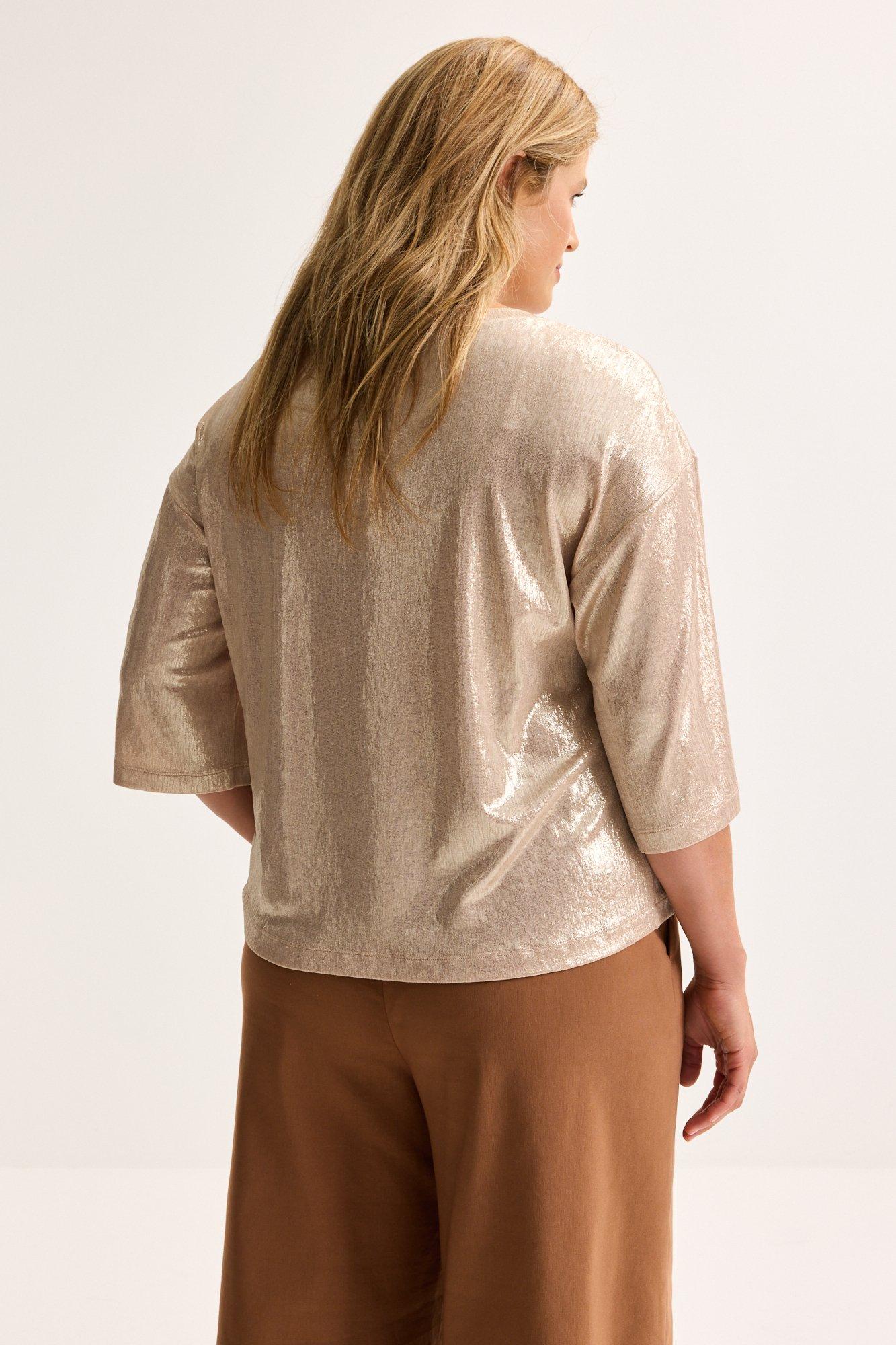 Hemden - Oversized T-shirt in lam&eacute;