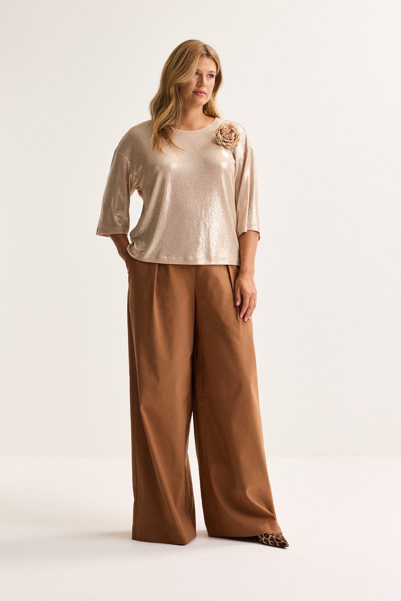 Hemden - Oversized T-shirt in lam&eacute;