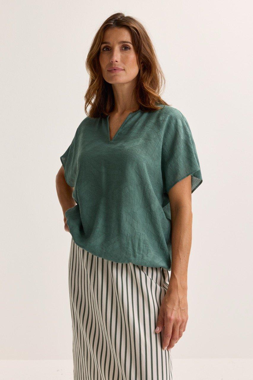 Mayerline Oversized Blouse Op Elastiek