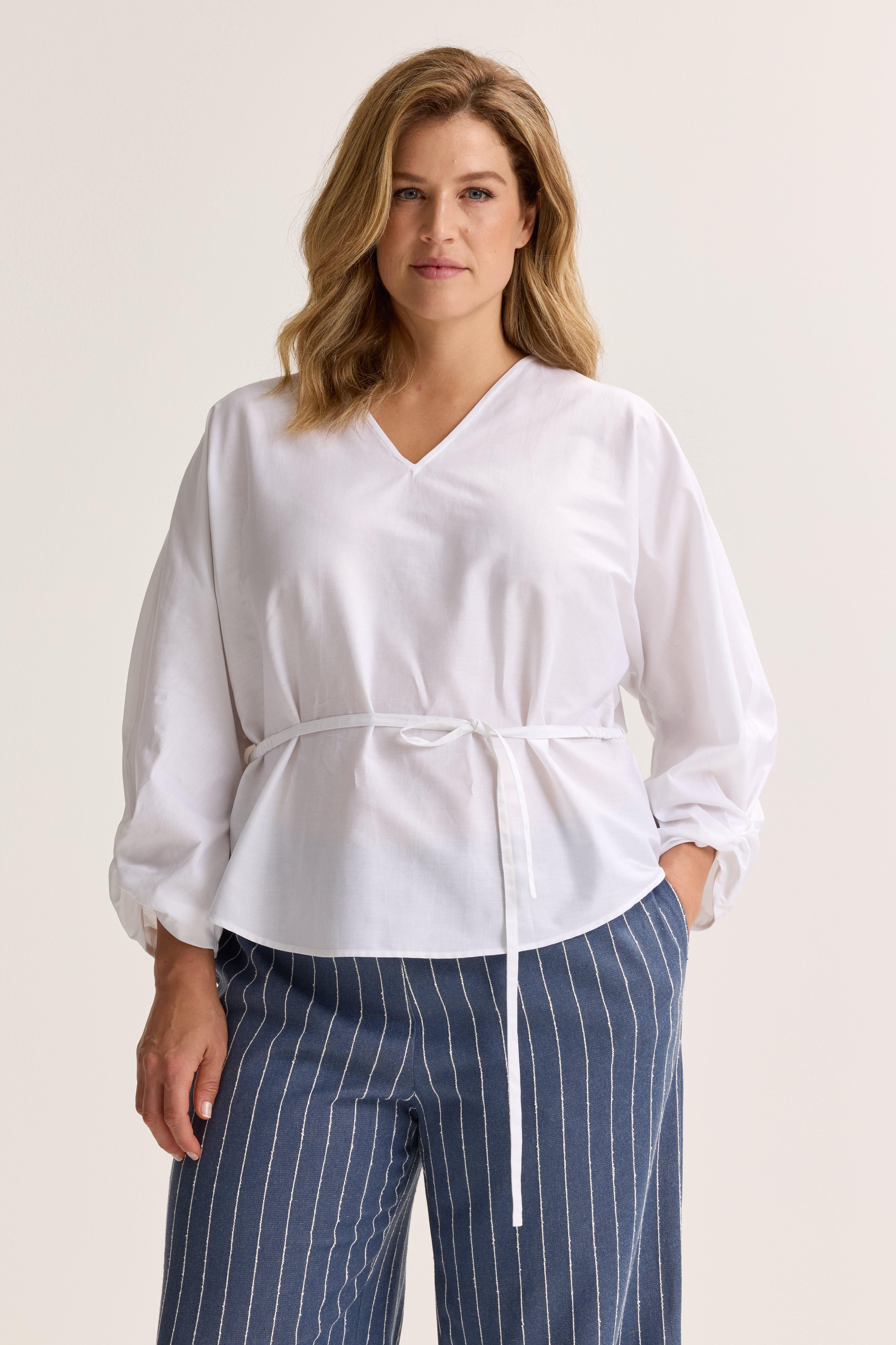 V-halstuniek met binder