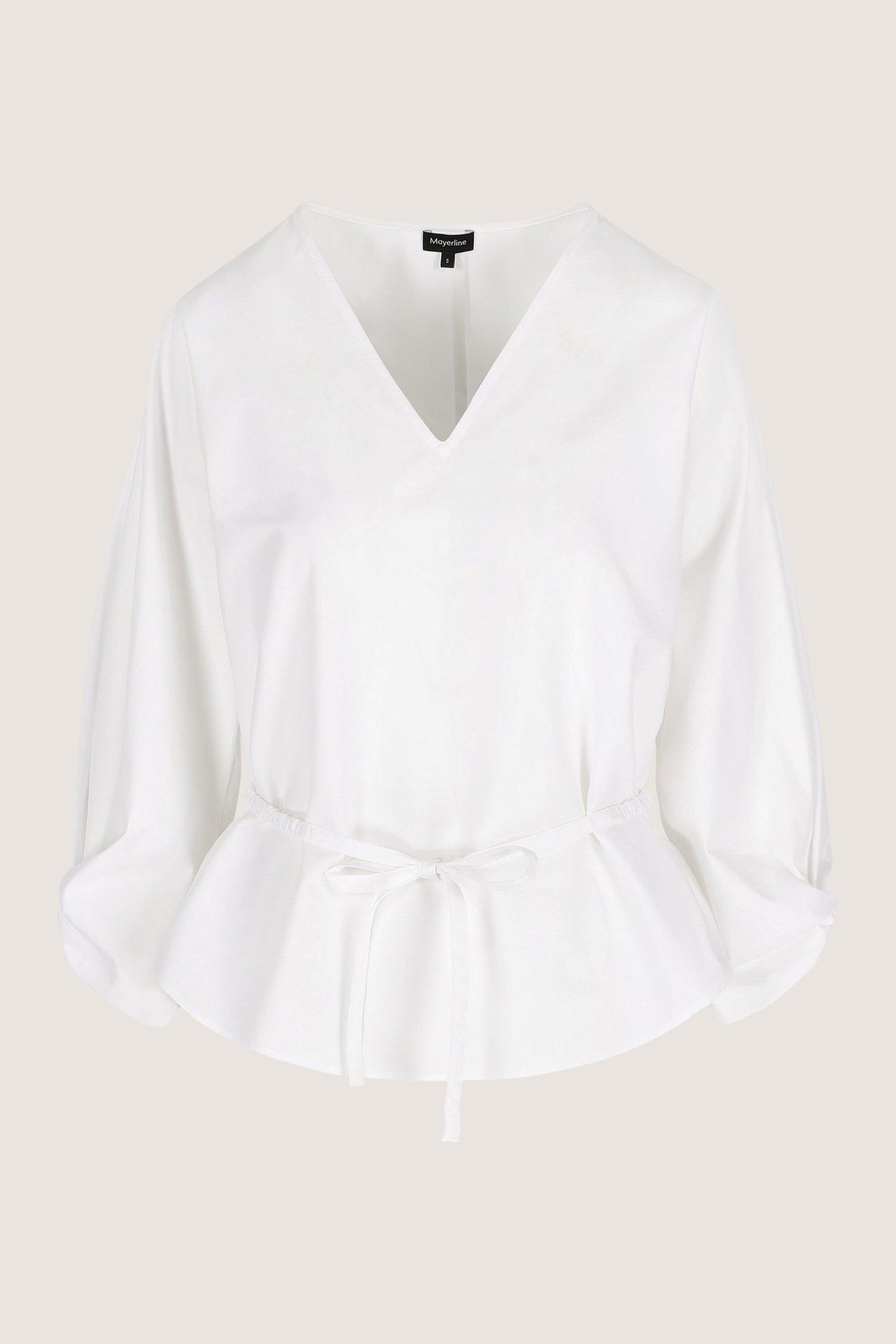 Hemden - V-halstuniek met binder