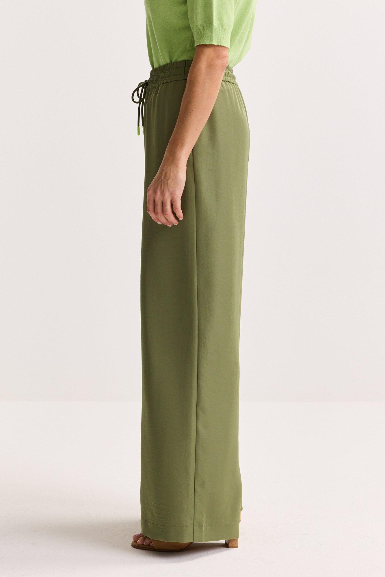 Pantalons - Pantalon ample taille &eacute;lastiqu&eacute;e