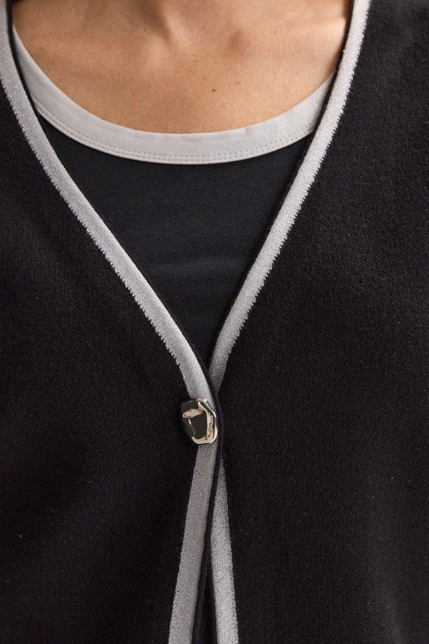 Cardigan - Cardigan met lurexbies