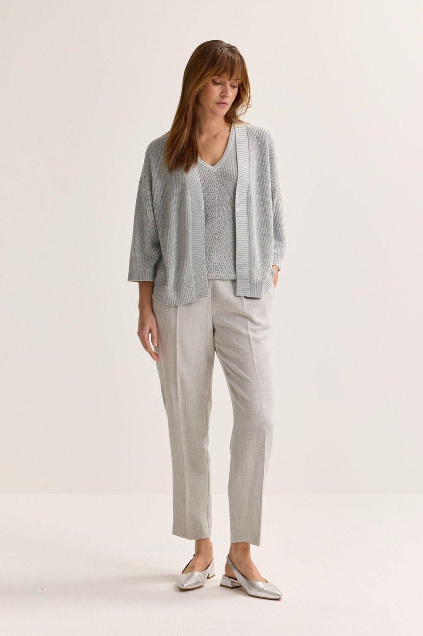 Cardigan - A-lijncardigan met lurex